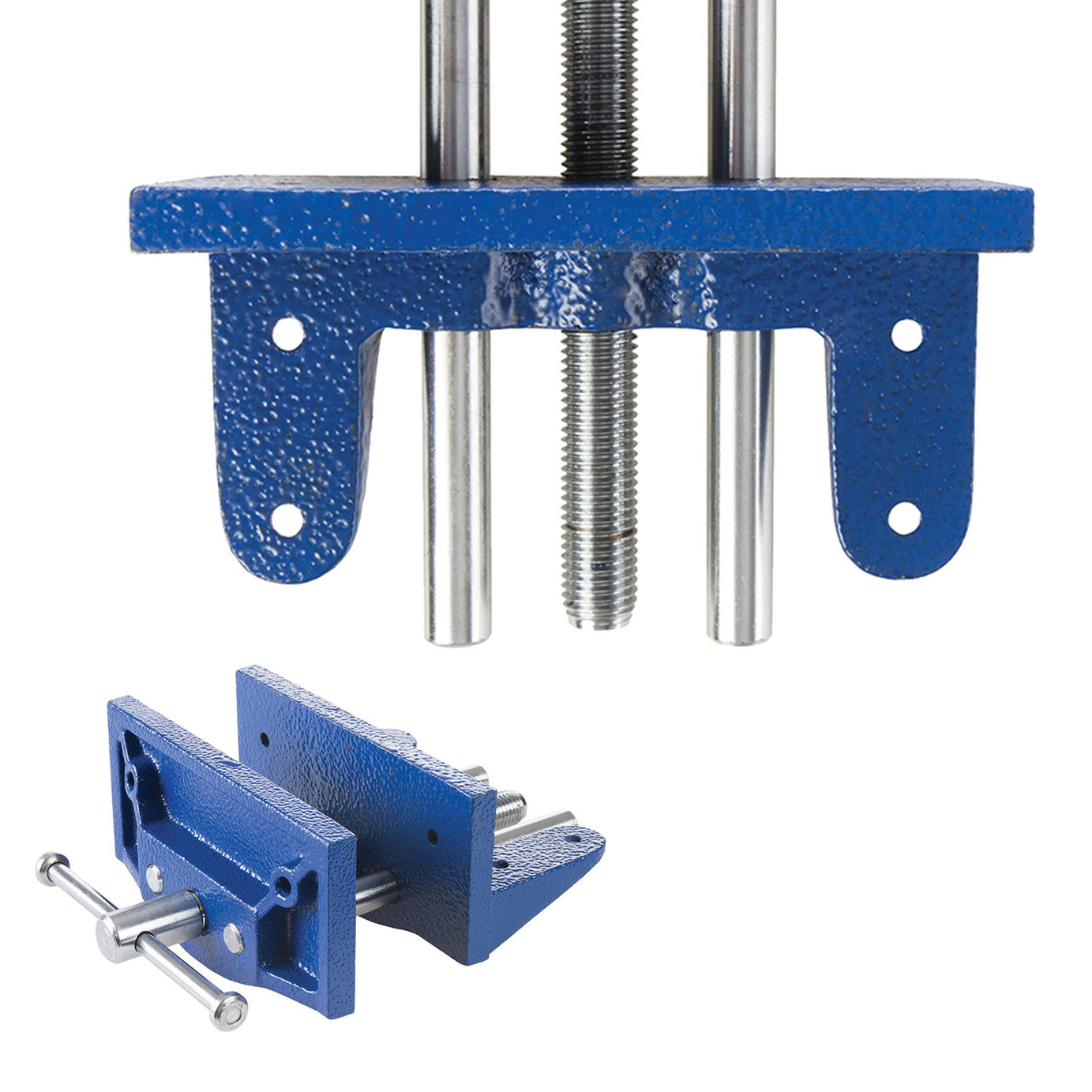 150mm Woodworker Vice 3.5Kg Large 125mm Opening Fits Under Any Bench Flush Proud