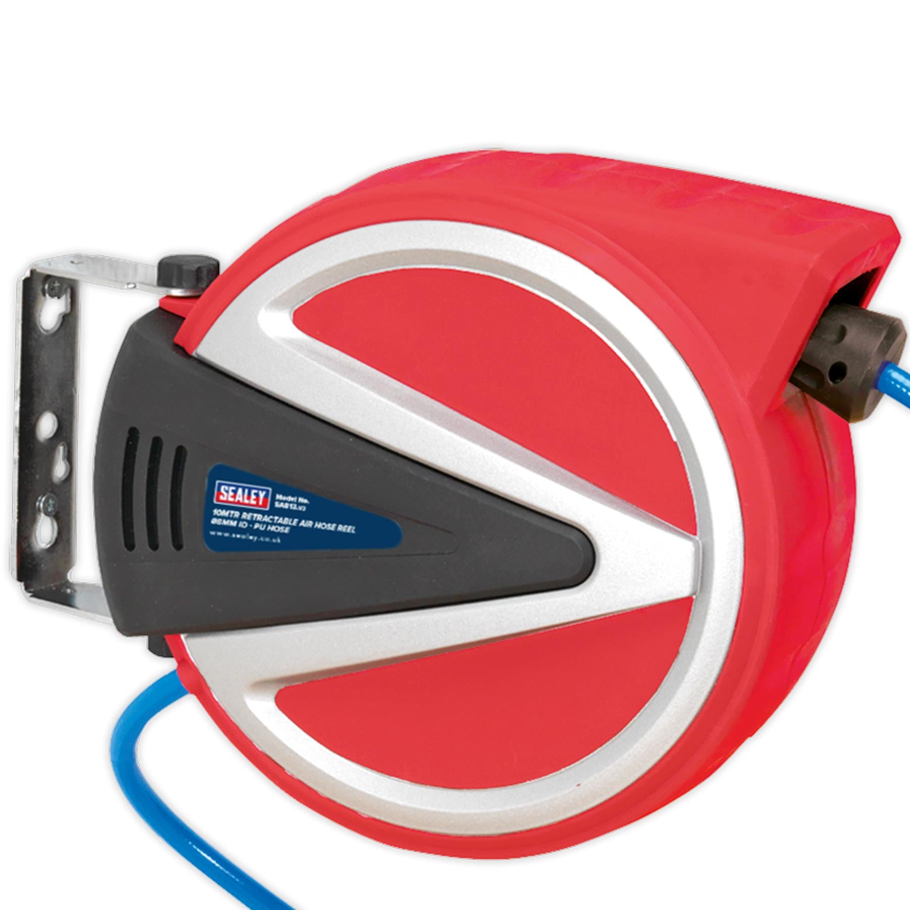 Sealey Retractable Air Hose Reel 10m 8mm ID - PU Hose