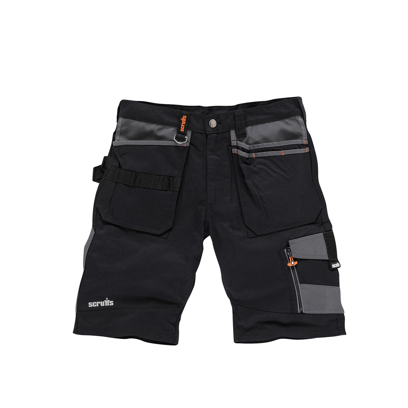 Trade Short Black Size 28" W Ykk Zipped Fly. 65% Polyester, 35% Cotton, 250gsm.