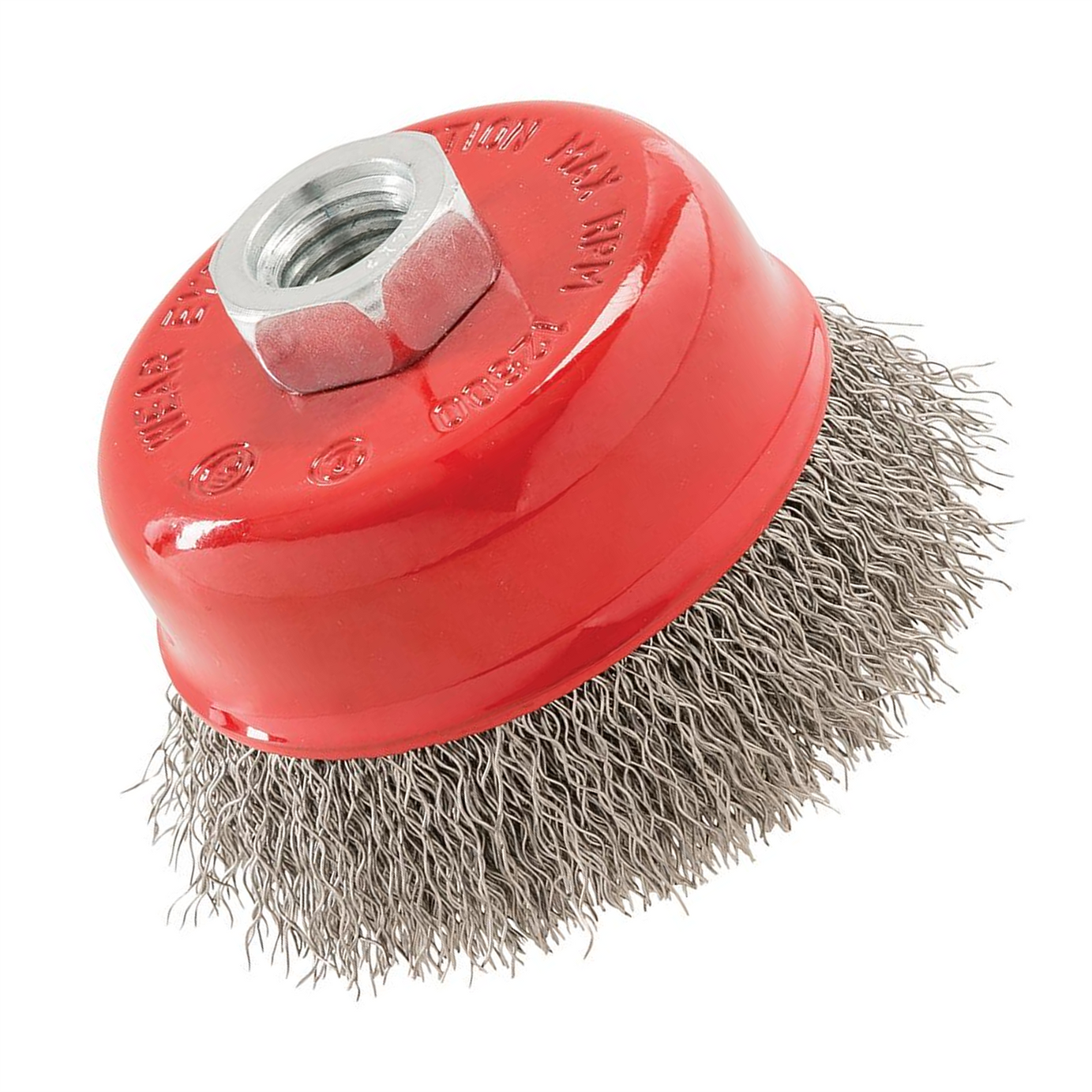 Stainless Steel Crimp Cup 75mm Wire Brush M14 Rust Removal Heavy Duty Kit