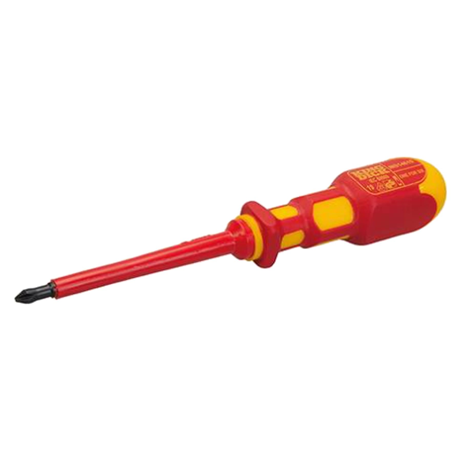 King Dick Insulated Screwdriver 6 In 1 Cross Tip Fits PZ & PH No: 1, 2 & 3 VDE Tested