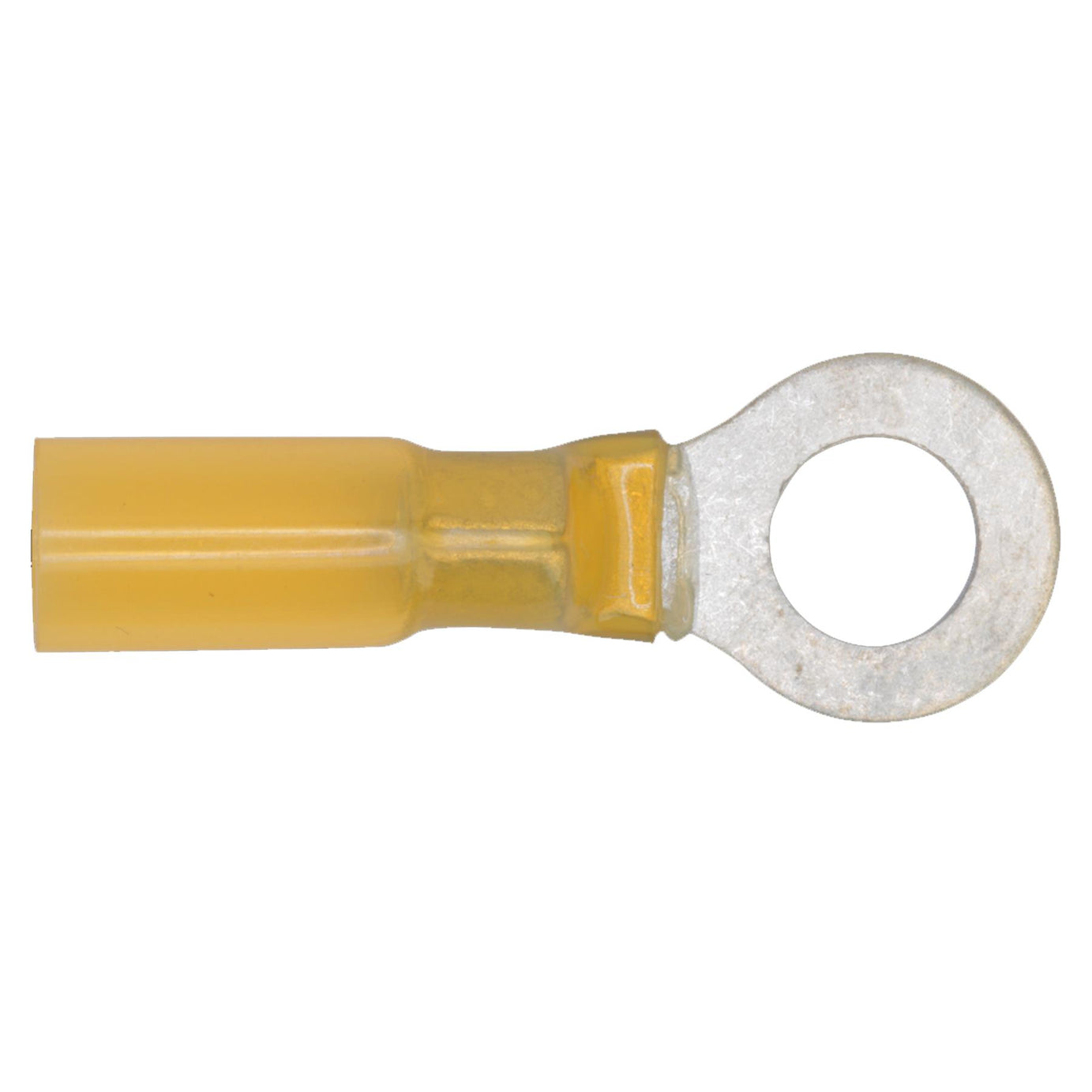 Heat Shrink Ring Terminal 8.4mm Yellow Pack of 25 Sealey