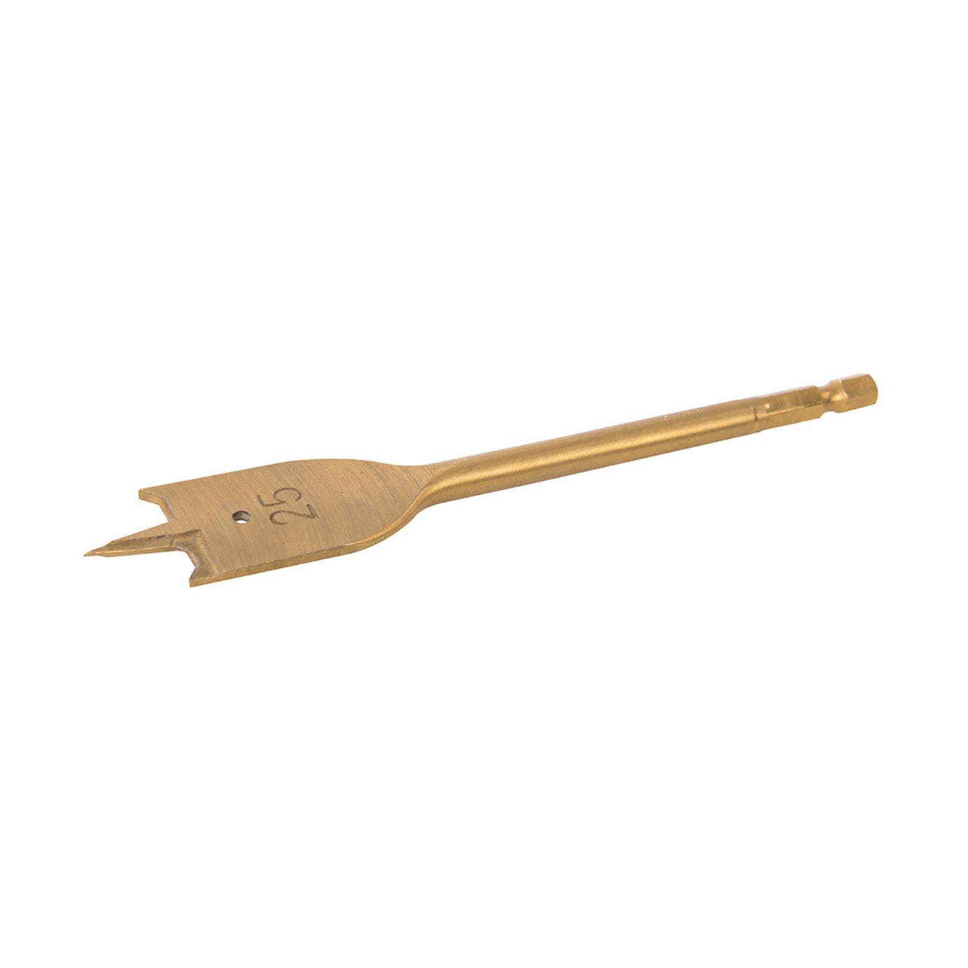 Flat Spade 25mm Titanium-gold Wood Drill Bits Timber Boring Hole Cutter Borer