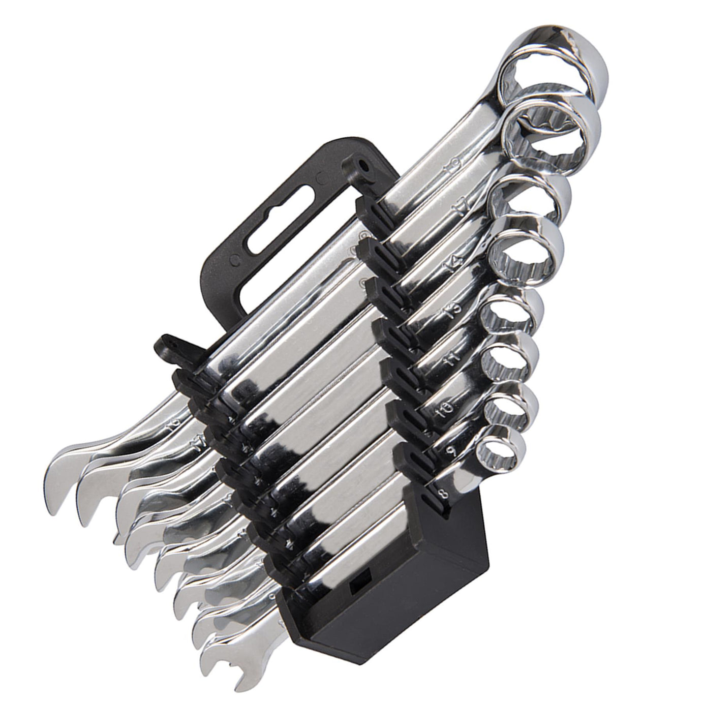 8Pce Combination Spanner Set Display Box Pack Of 6 Open And Bi-Hexagonal Ends