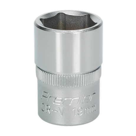 Sealey WallDrive Socket 19mm 1/2"Sq Drive