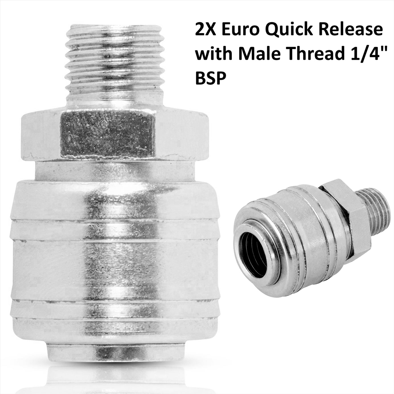 Euro Airline 3 Way Y Connector Quick Release Fittings For Compressor Air Hose