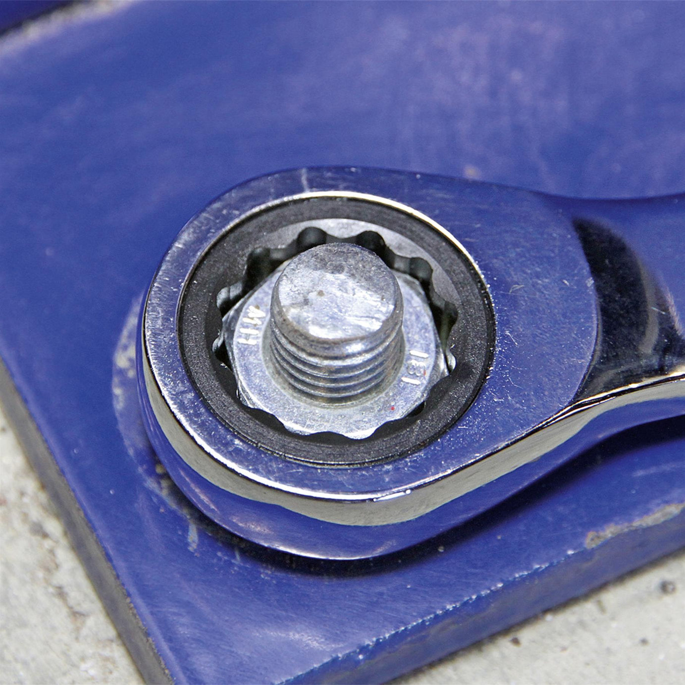 Sealey Double Ring Ratchet/Fixed Spanner Set 7pc Extra-Long Metric