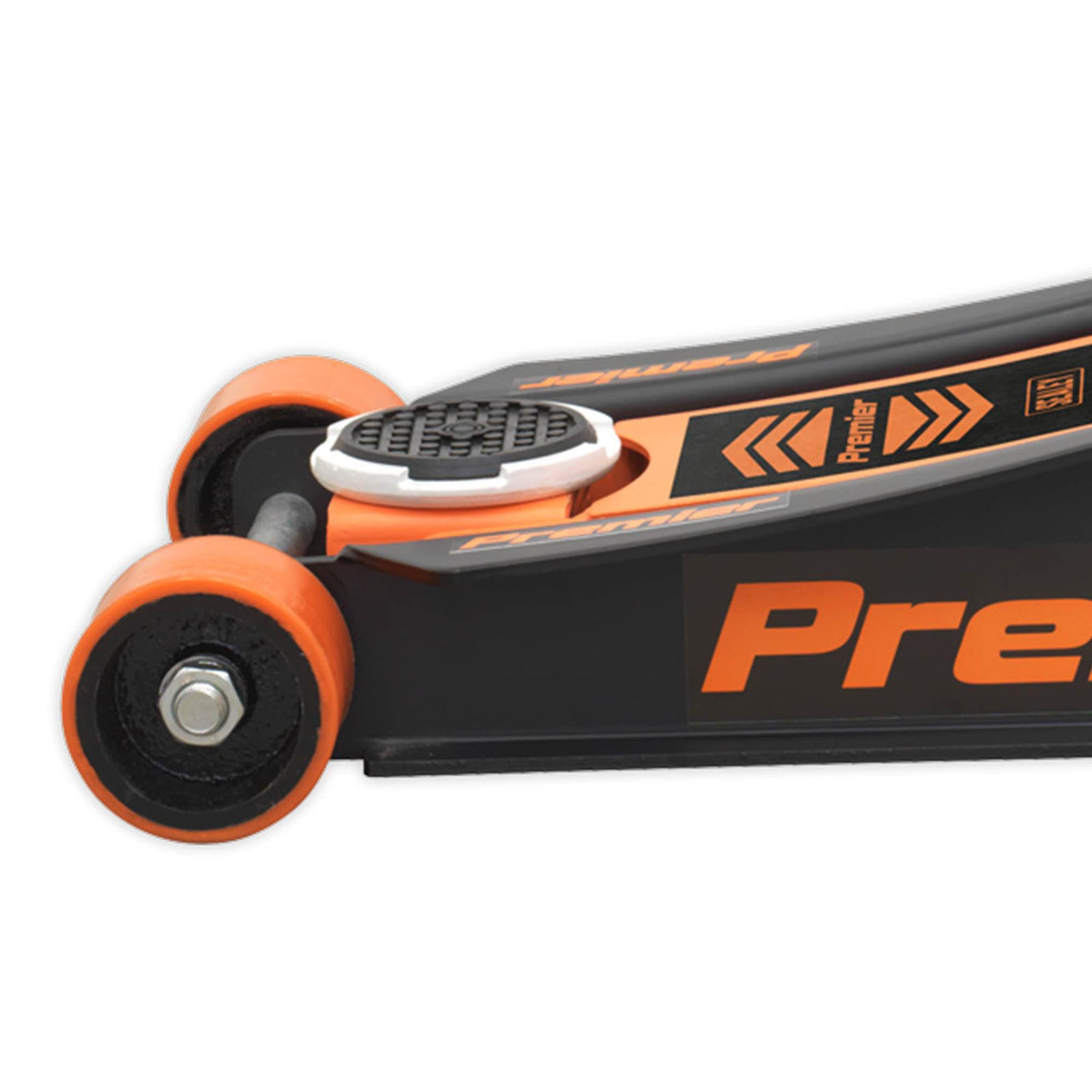 Sealey Trolley Jack 4tonne Rocket Lift Orange Garage Workshop DIY