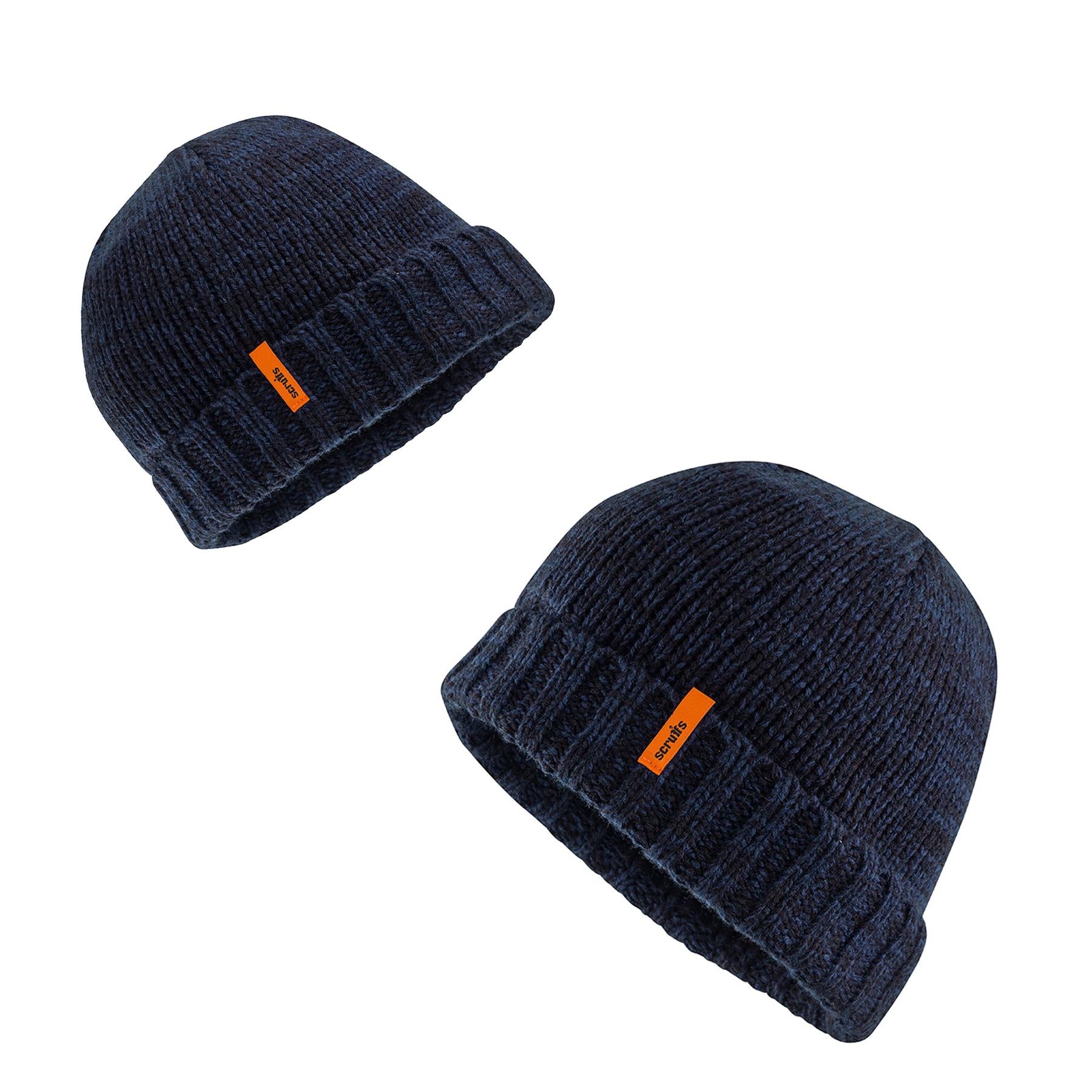 Scruffs Trade Beanie Navy/Black Extra Warmth Stretch fit for comfort