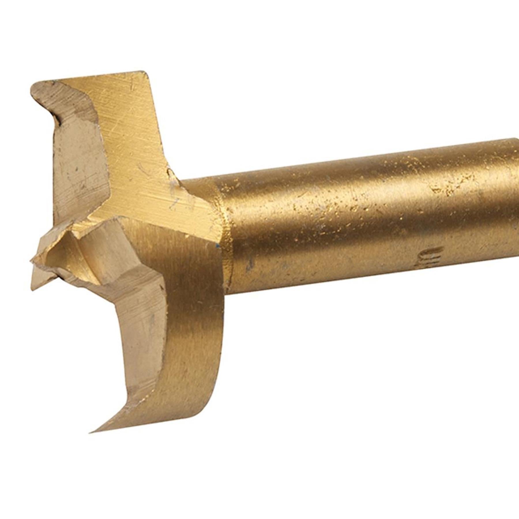 Forstner Drill Bits Hinge Cutter Borning Hole Titanium Coated Drillng Wood 40mm