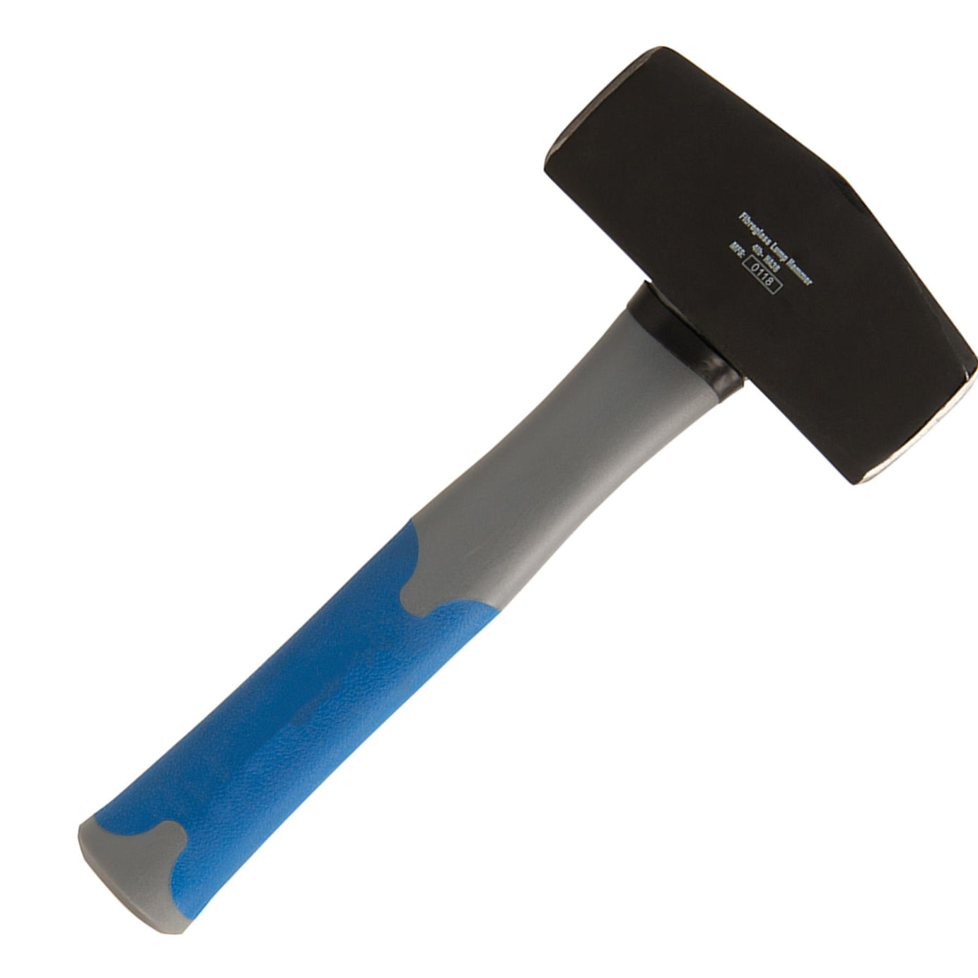Fibreglass Lump Hammer 4Lb (1.81Kg) Steel Mallet High Grip Demoliton Building