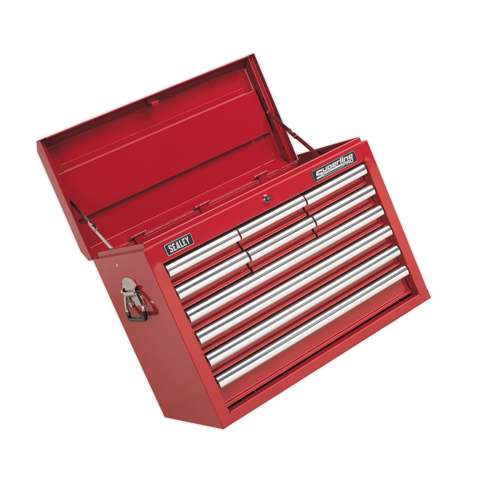Sealey AP33109 Topchest 10 Drawer with Ball Bearing Runners - Red