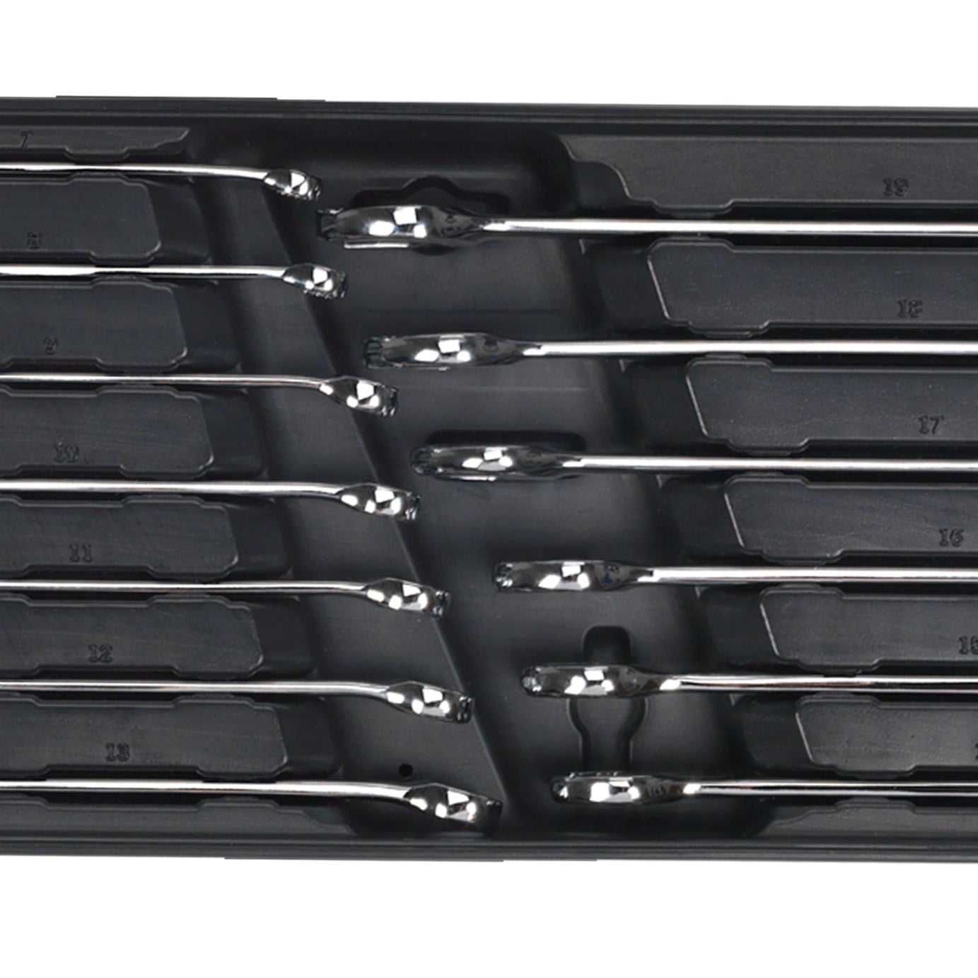 Sealey Tool Tray with Combination Spanner Set 13pc Metric