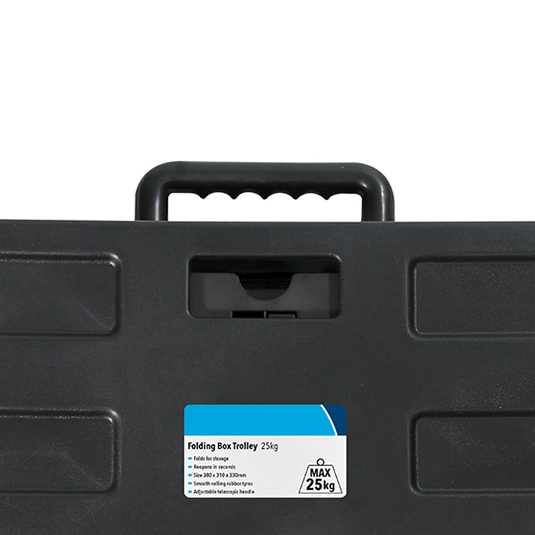 Folding Box Trolley 25Kg Transport Storage Office Warehouse Van Camping