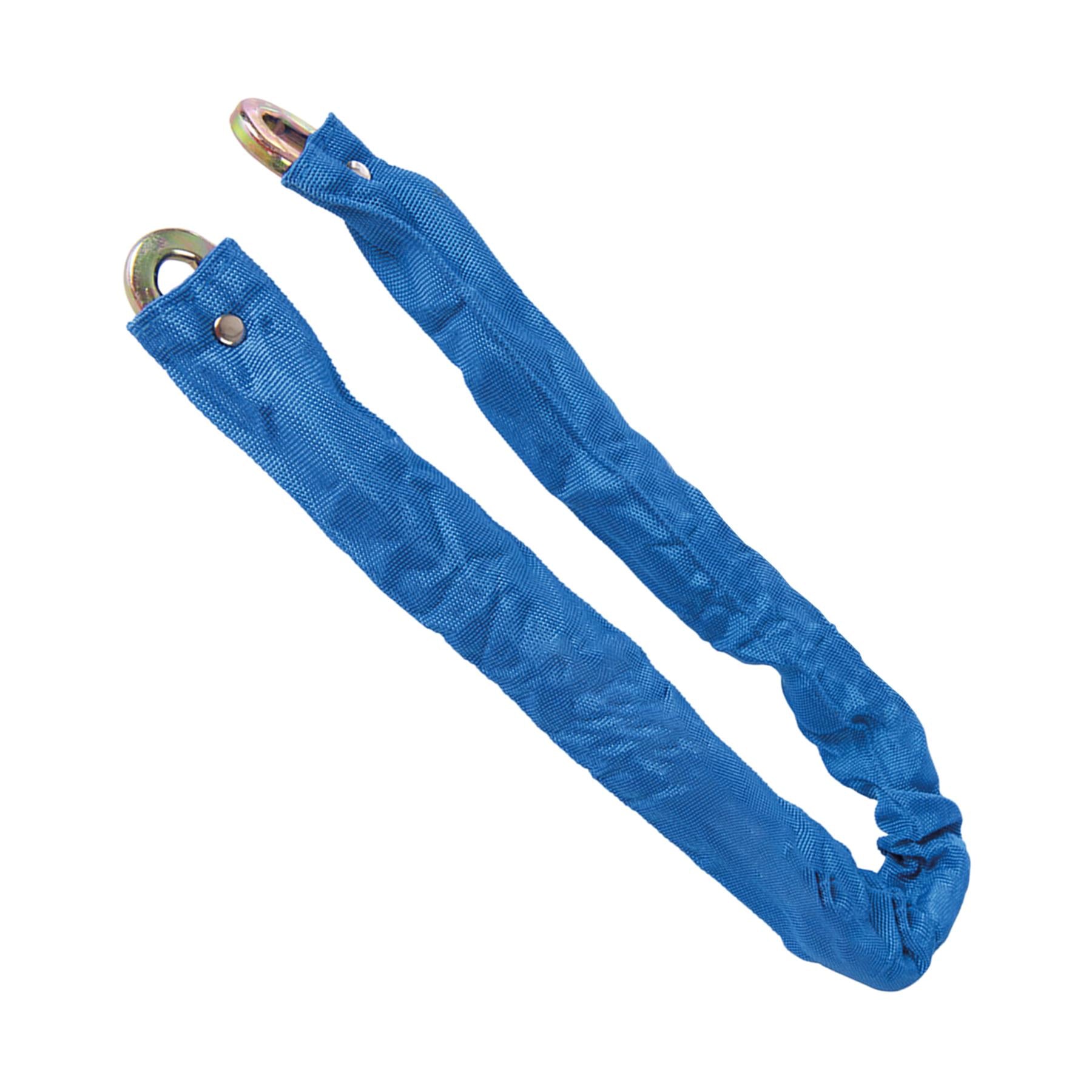 Sleeved High Security Chain 900mm 10mm Thick Hardened Steel Links Large Shackles