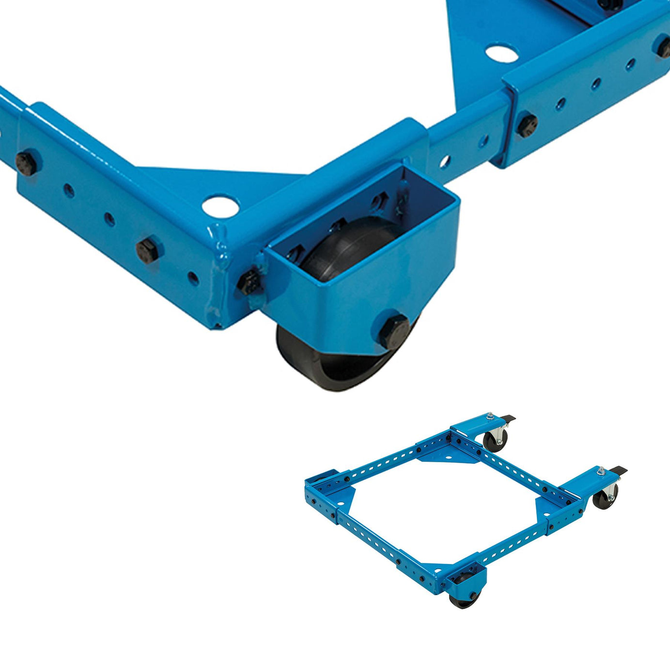 Universal Mobile Base wheeled Base for Workshop With Adjustable Frame