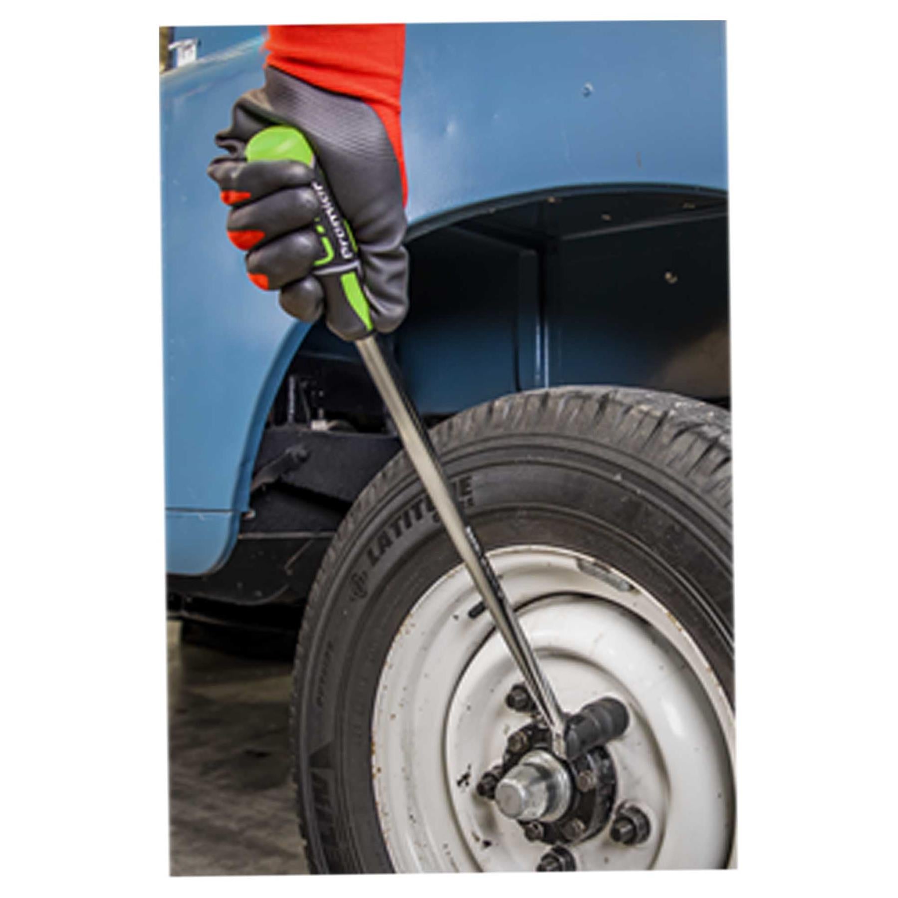 Sealey Breaker Bar 600mm 1/2"Sq Drive - Hi-Vis Green
