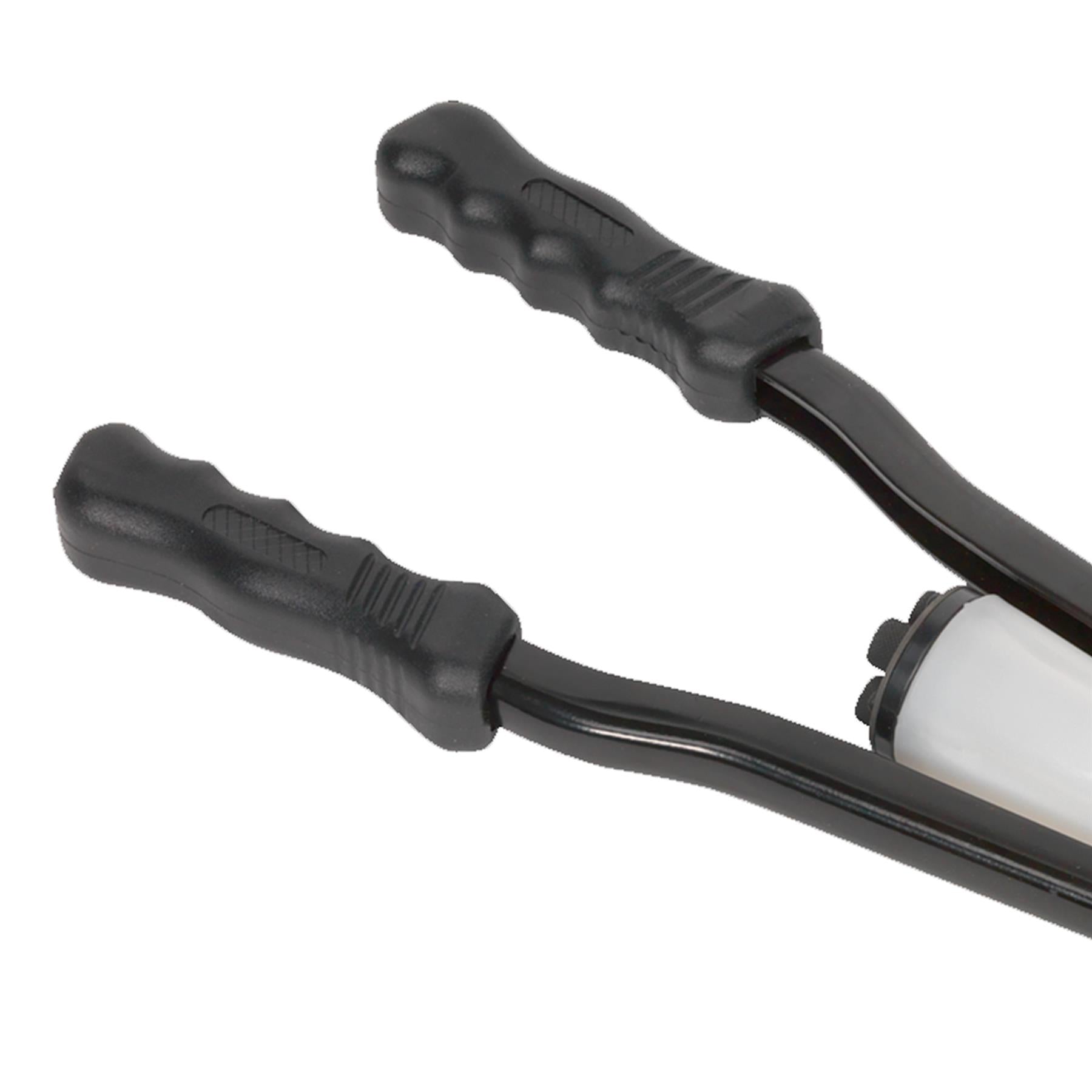 Sealey Medium-Arm/Compact Riviter With Collection Bowl Hand Riviters Gun/Tool