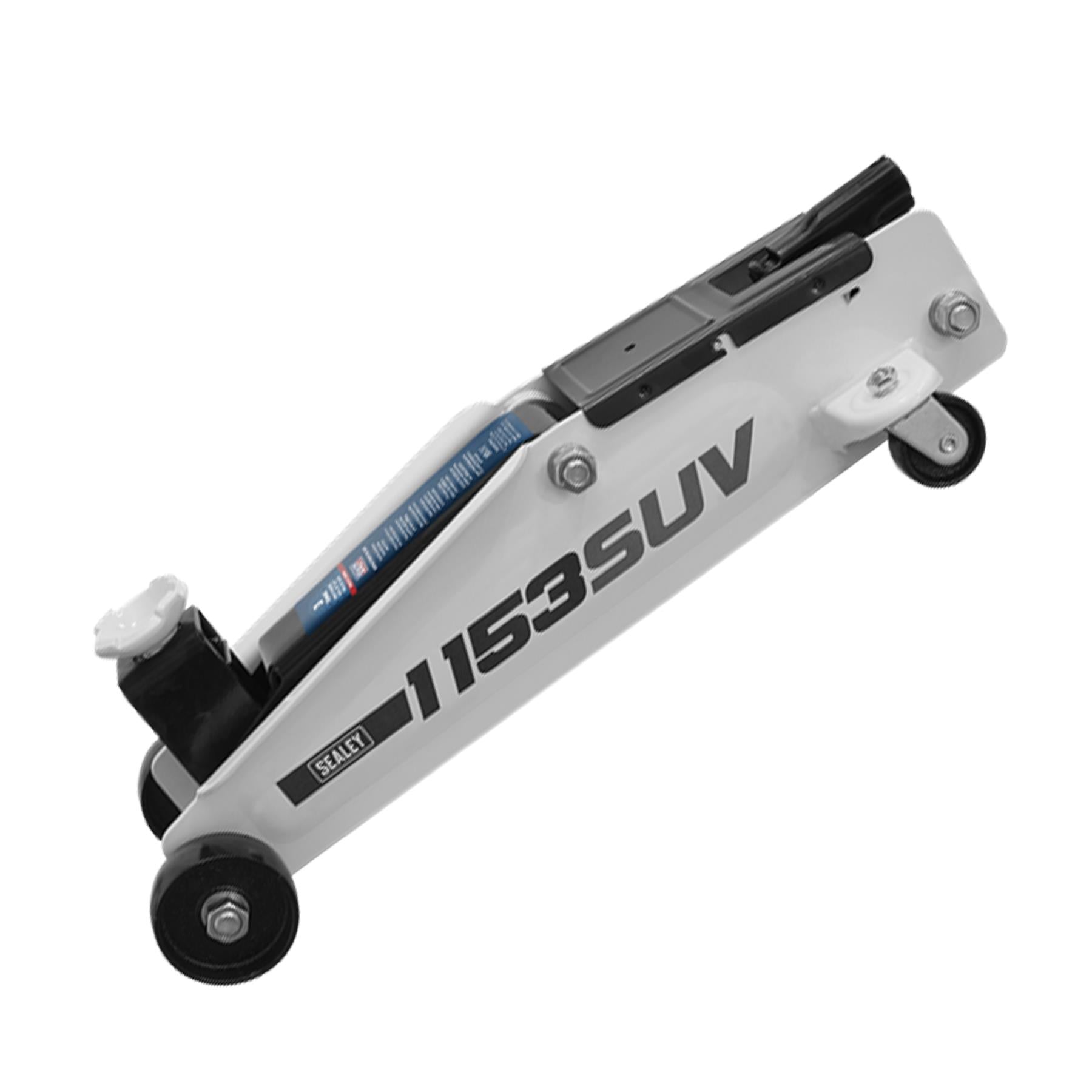 Sealey 1153SUV Long Chassis High Lift SUV Trolley Jack 3 Tonne Car Van Garage