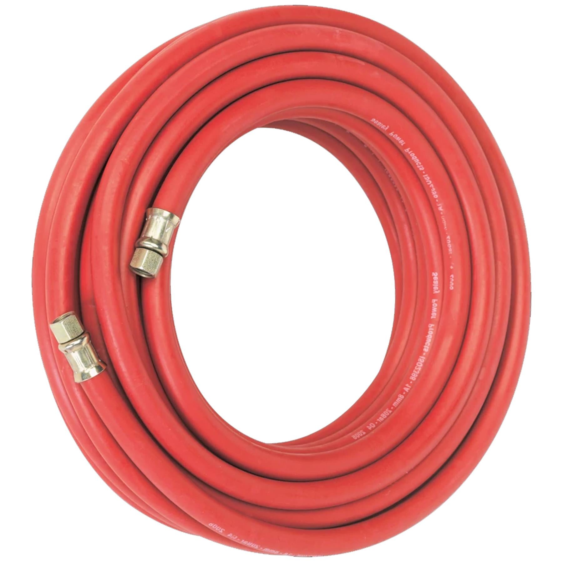 Sealey Air Hose 15m x 8mm with 1/4"BSP Unions