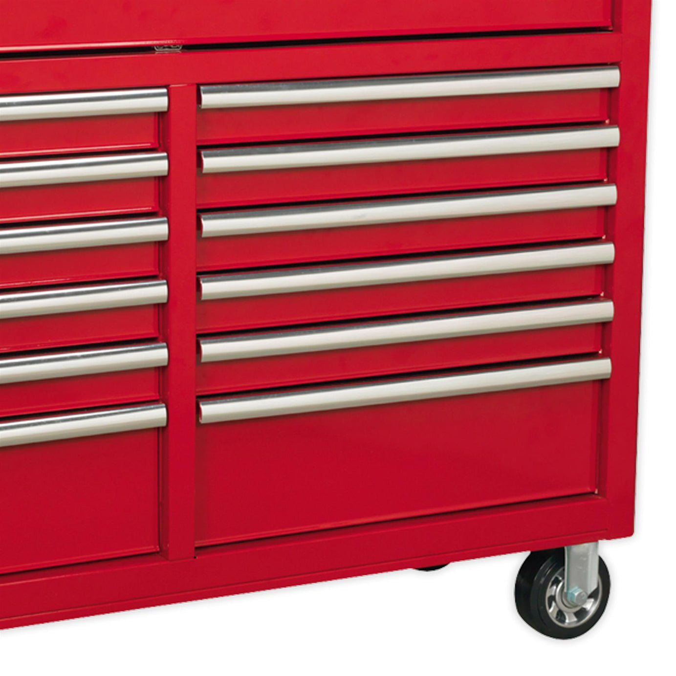 Sealey Rollcab 13 Drawer with Ball Bearing Slides - Red