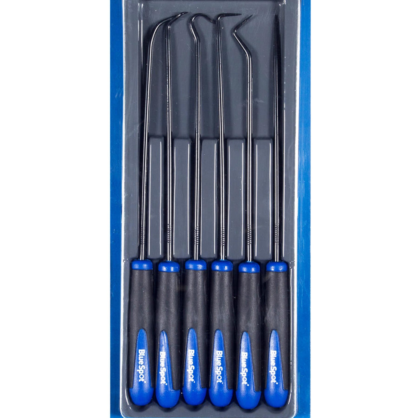 BlueSpot 6 Piece Long Reach Hook & Pick Set O Ring