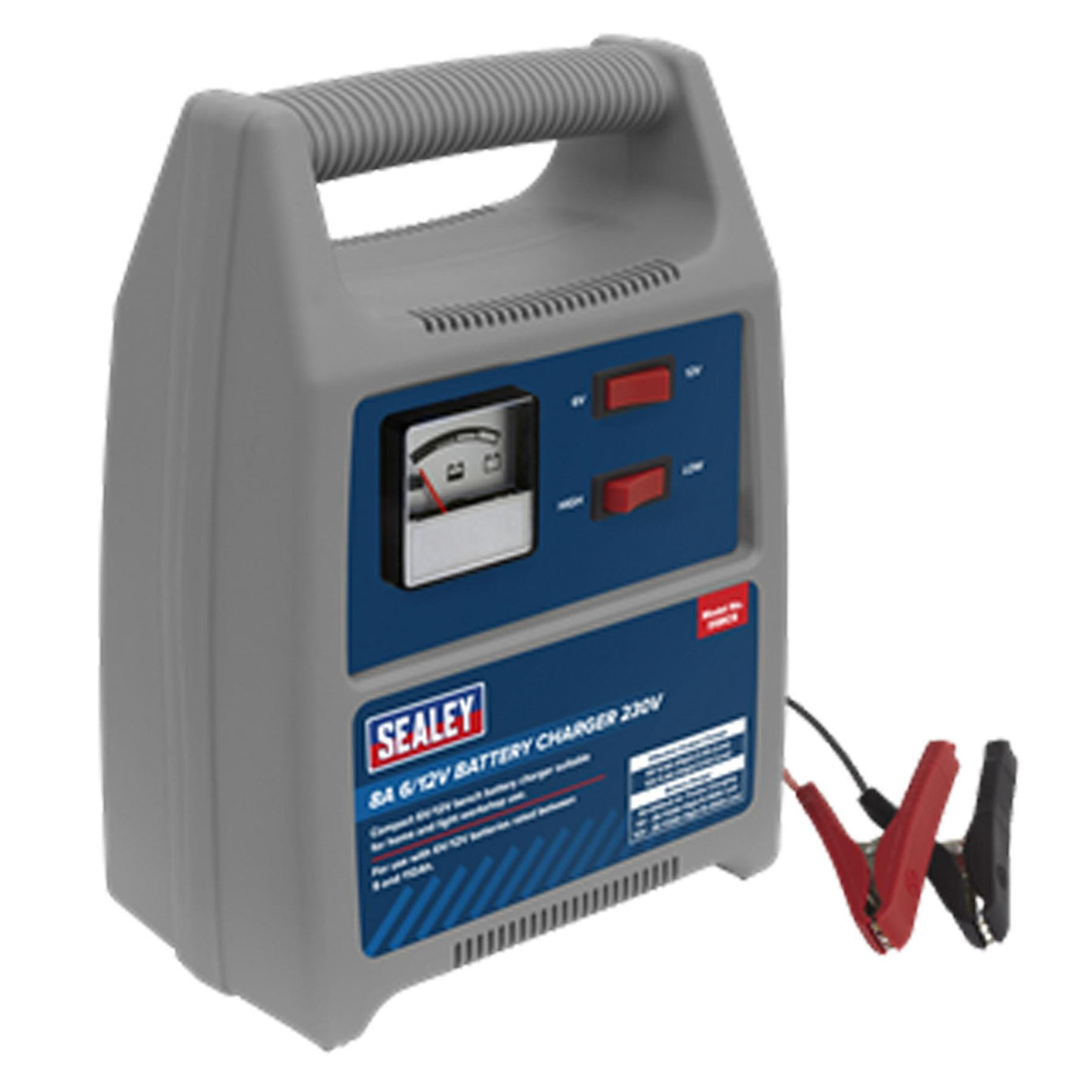 Sealey Battery Charger 8A 6/12V 230V