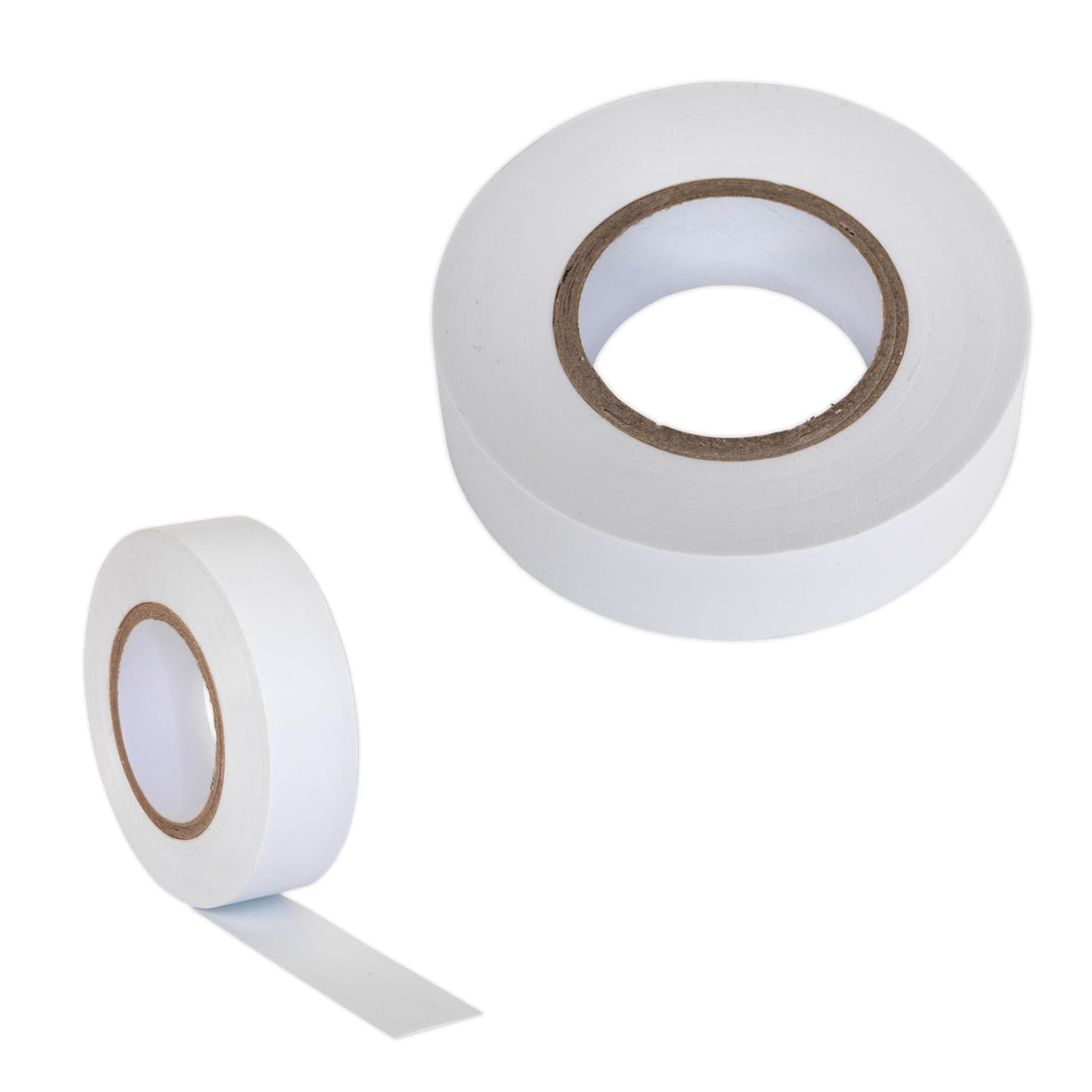 Sealey PVC Insulating Tape 19mm x 20m White Pack of 10