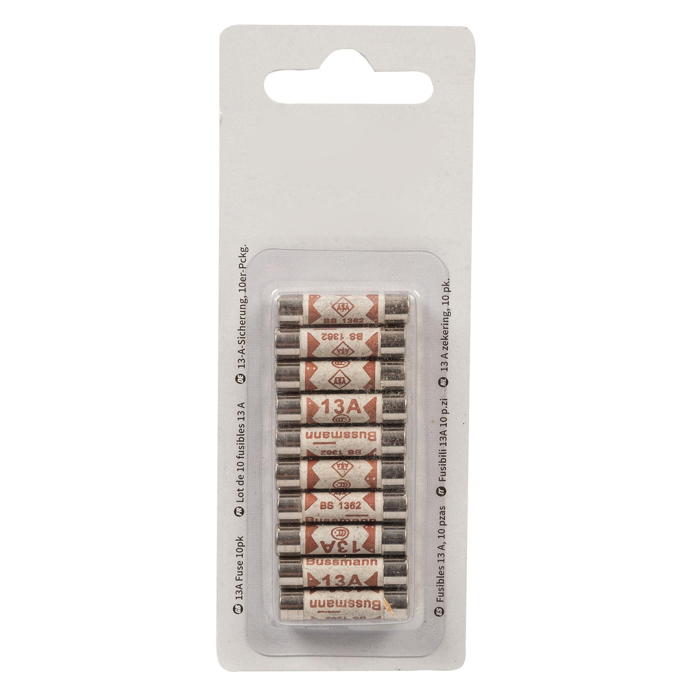 Electric Premium Quality Fuses 10pk 13a Fast Acting Replacement Safety