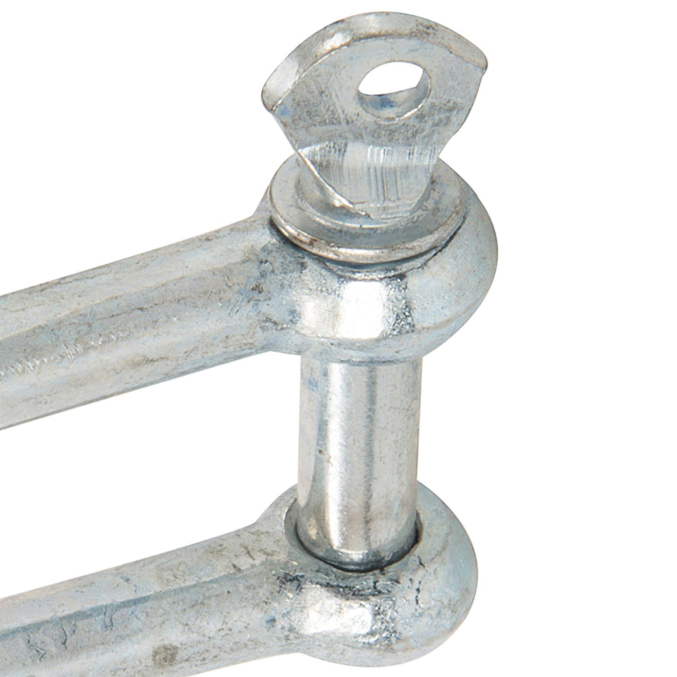 D Shackle M10 1pc Galvanised Steel Lifting Towing Rigging Pin Loop