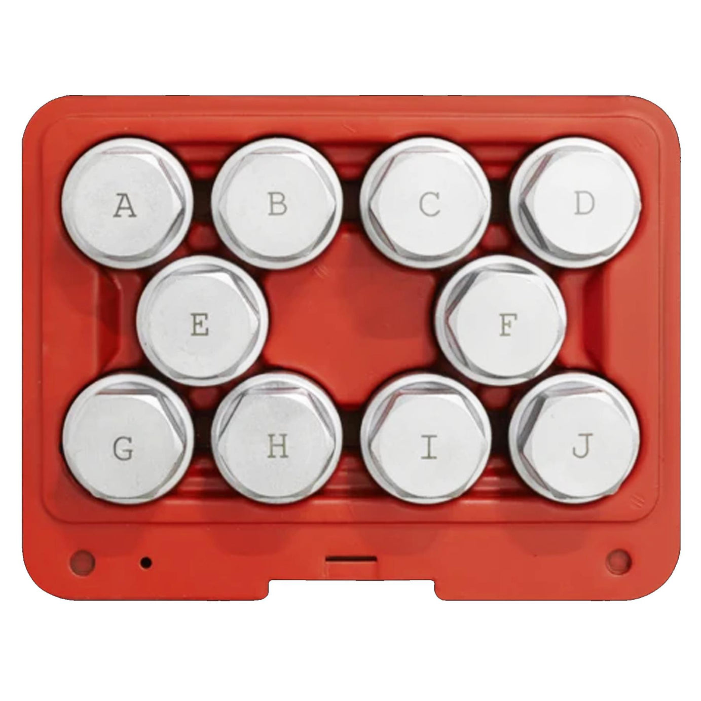 Locking Wheel Nut Key Set 10pc - Land Rover Sealey