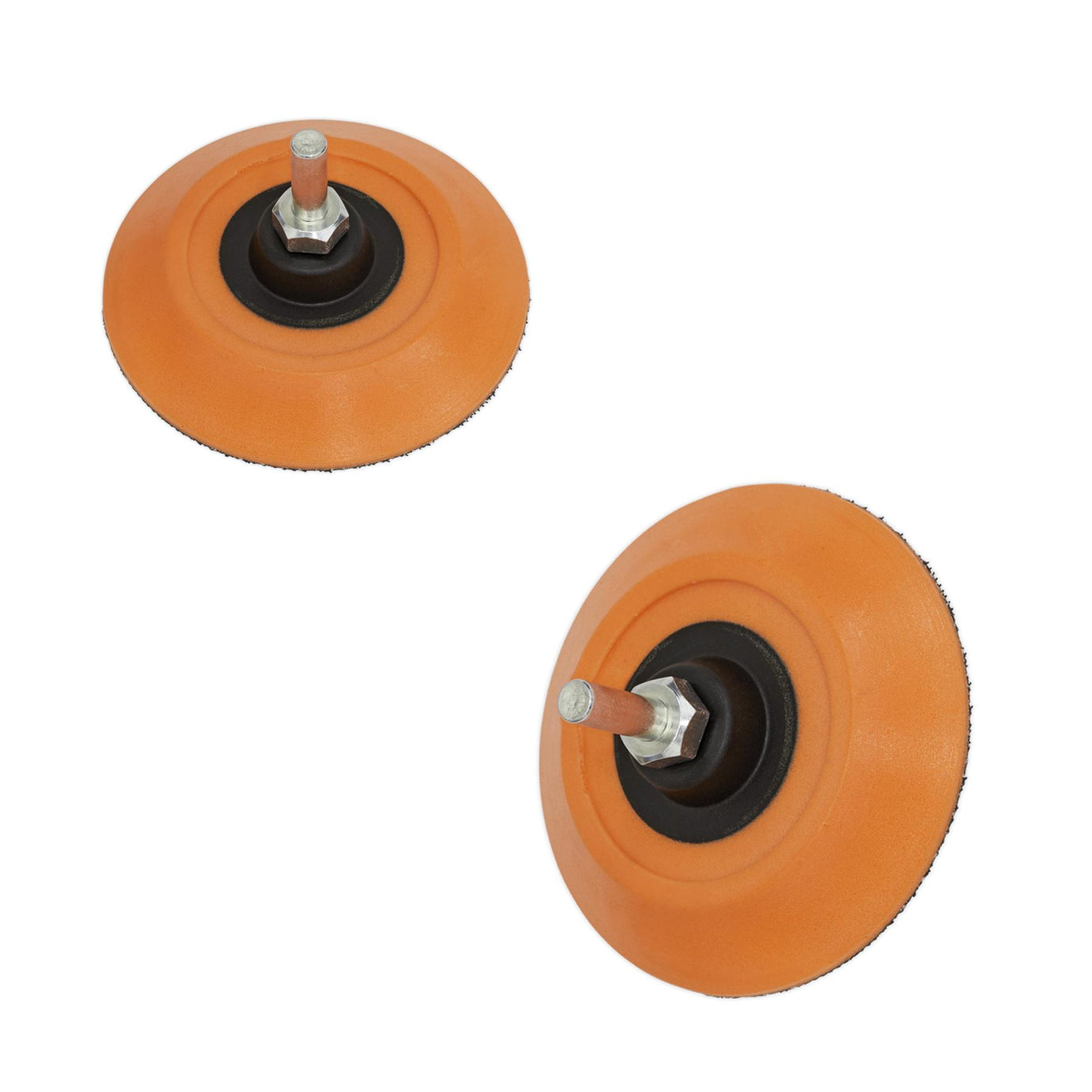 Sealey Hook-and-Loop Backing Pad Ø75mm 6mm Shaft Garage Workshop DIY