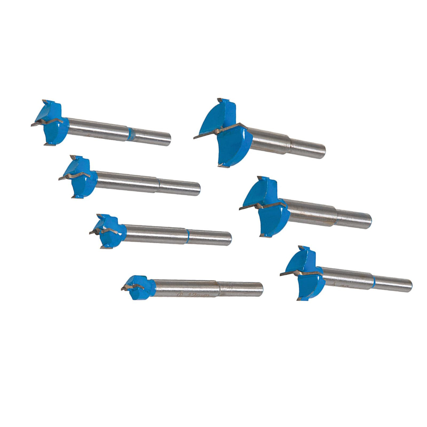 12-35mm Titanium-Coated Forstner Bit Set 7pc Hinge Hole Drilling Wood Drill Bits