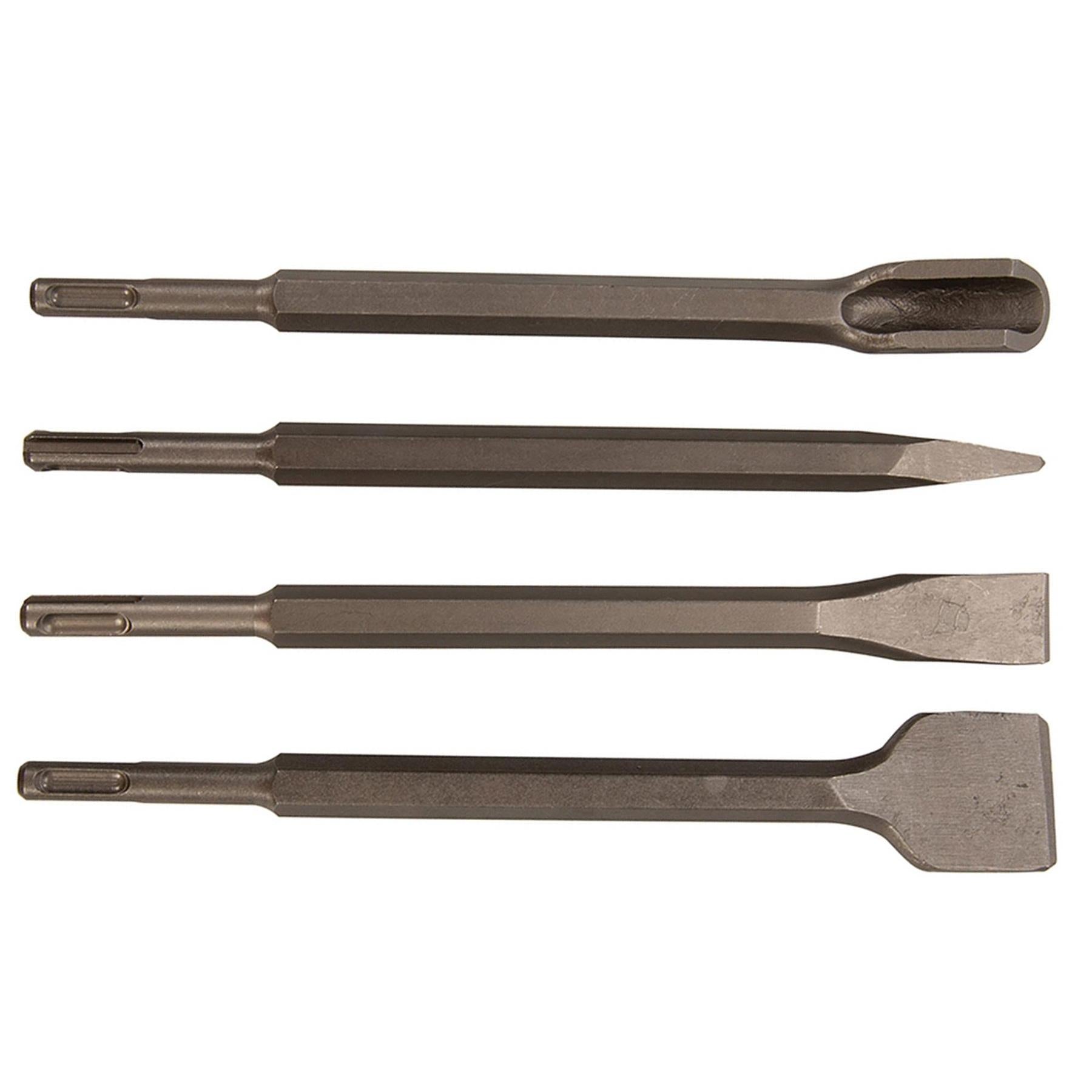 4Pc SDS Plus Chisel Set