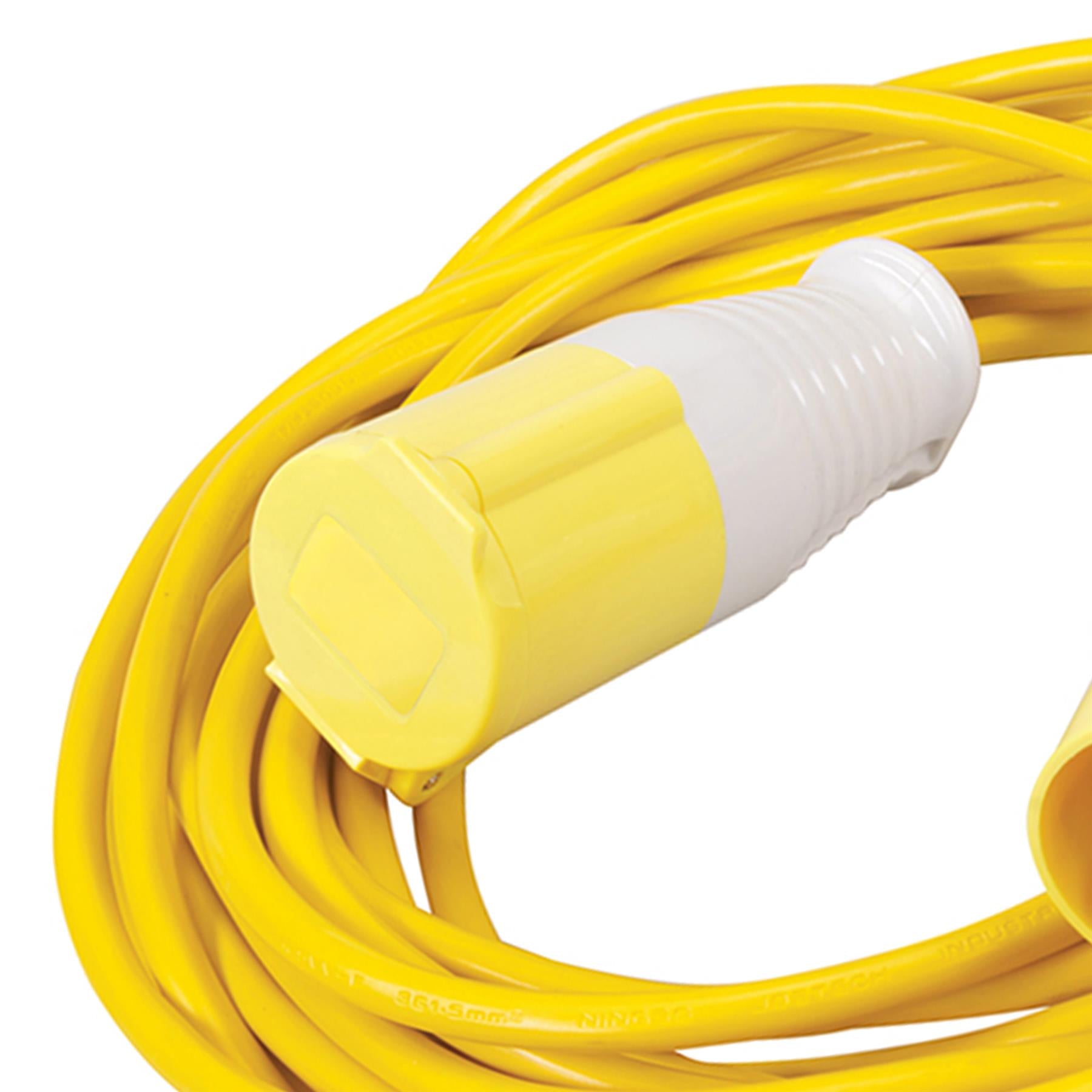 Heavy Duty Extension Lead 16A 110V 10M Home Camping Caravan Industrial Hook Up