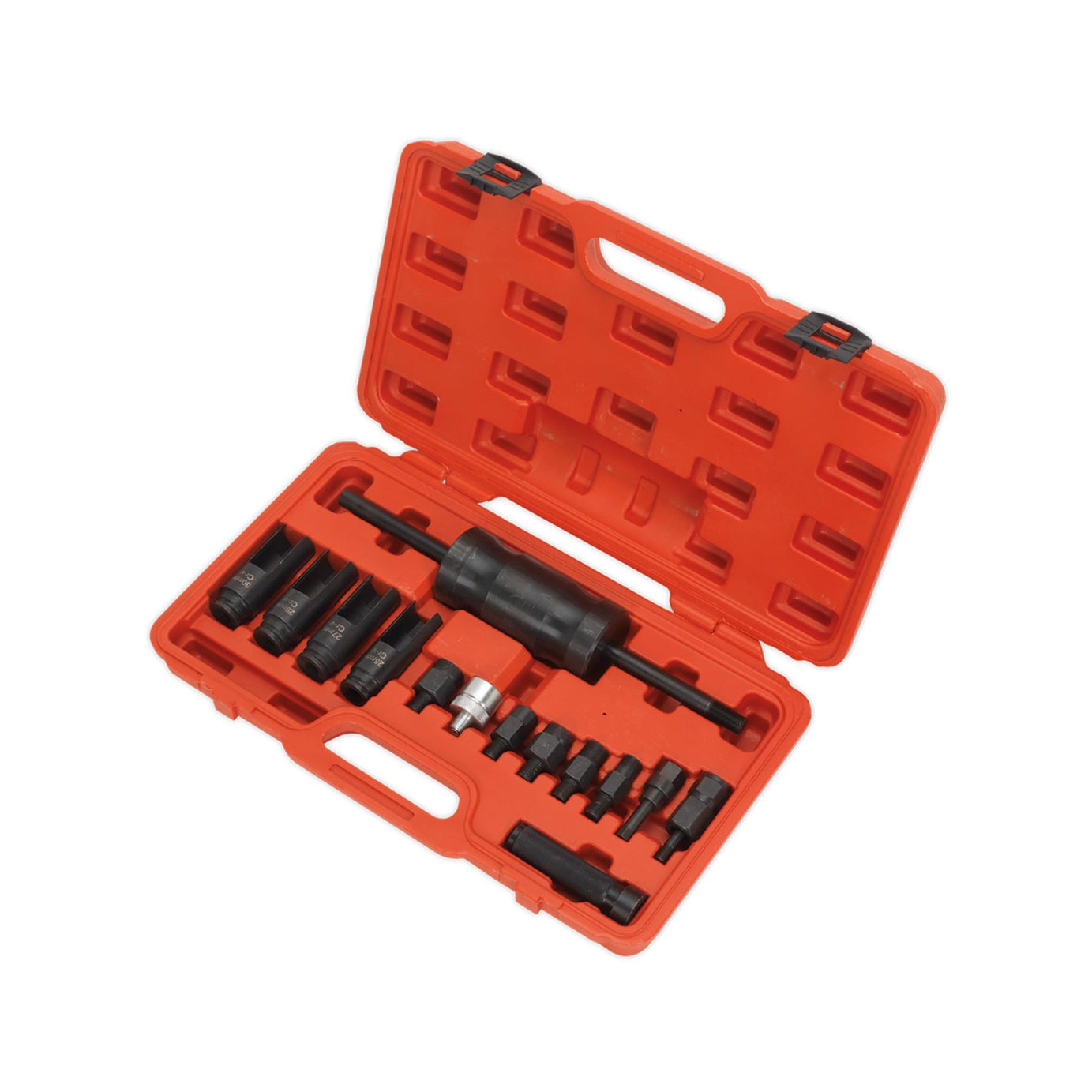 Sealey Diesel Injector Puller Set 14pc Fast & Safe Removal  Storage Case