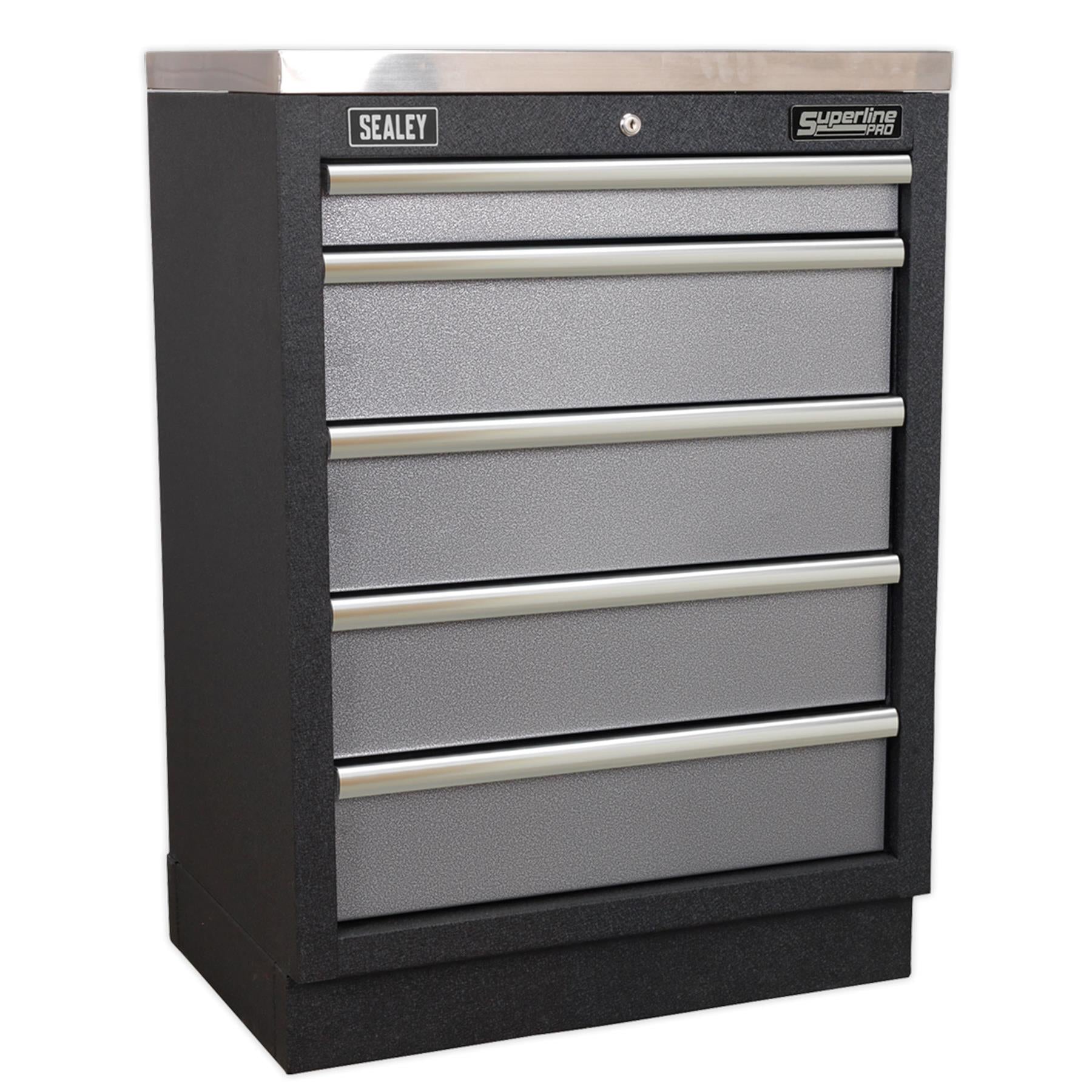 Sealey Superline Pro 2.0m Storage System - Wood Worktop