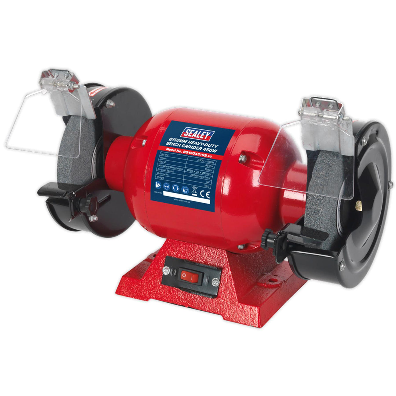 Sealey Bench Grinder 150mm 450W/230V Heavy-Duty
