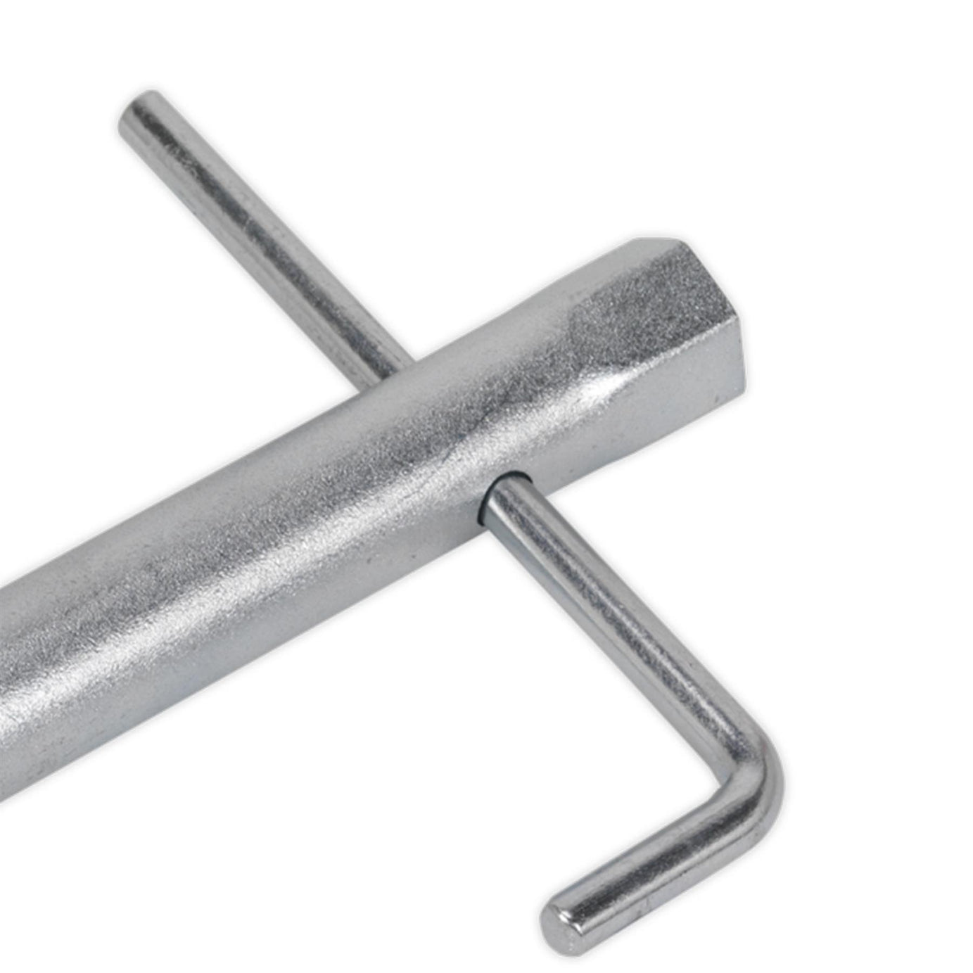 Sealey Double End Long Reach Spark Plug Box Spanner 18/21mm + L-Bar