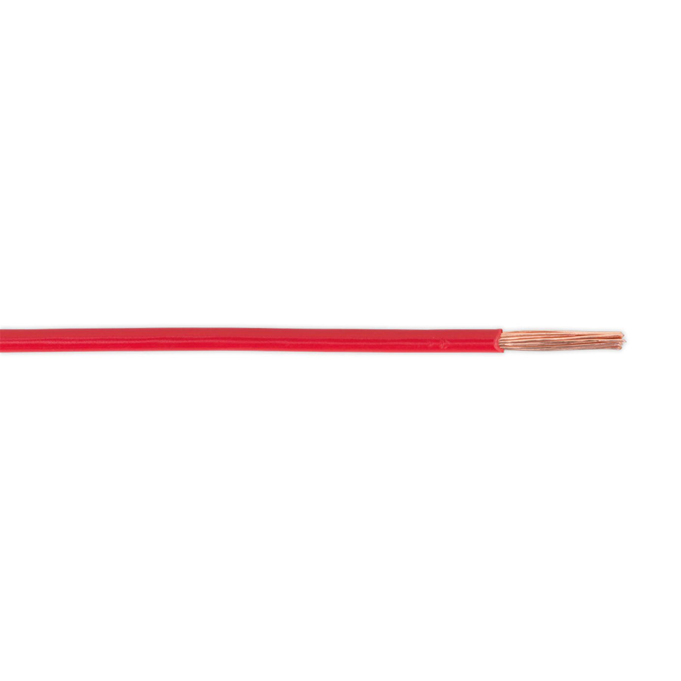 Sealey Thin Wall Single Core Automotive Cable Wire 2mm² 28/0.30mm 50m Red