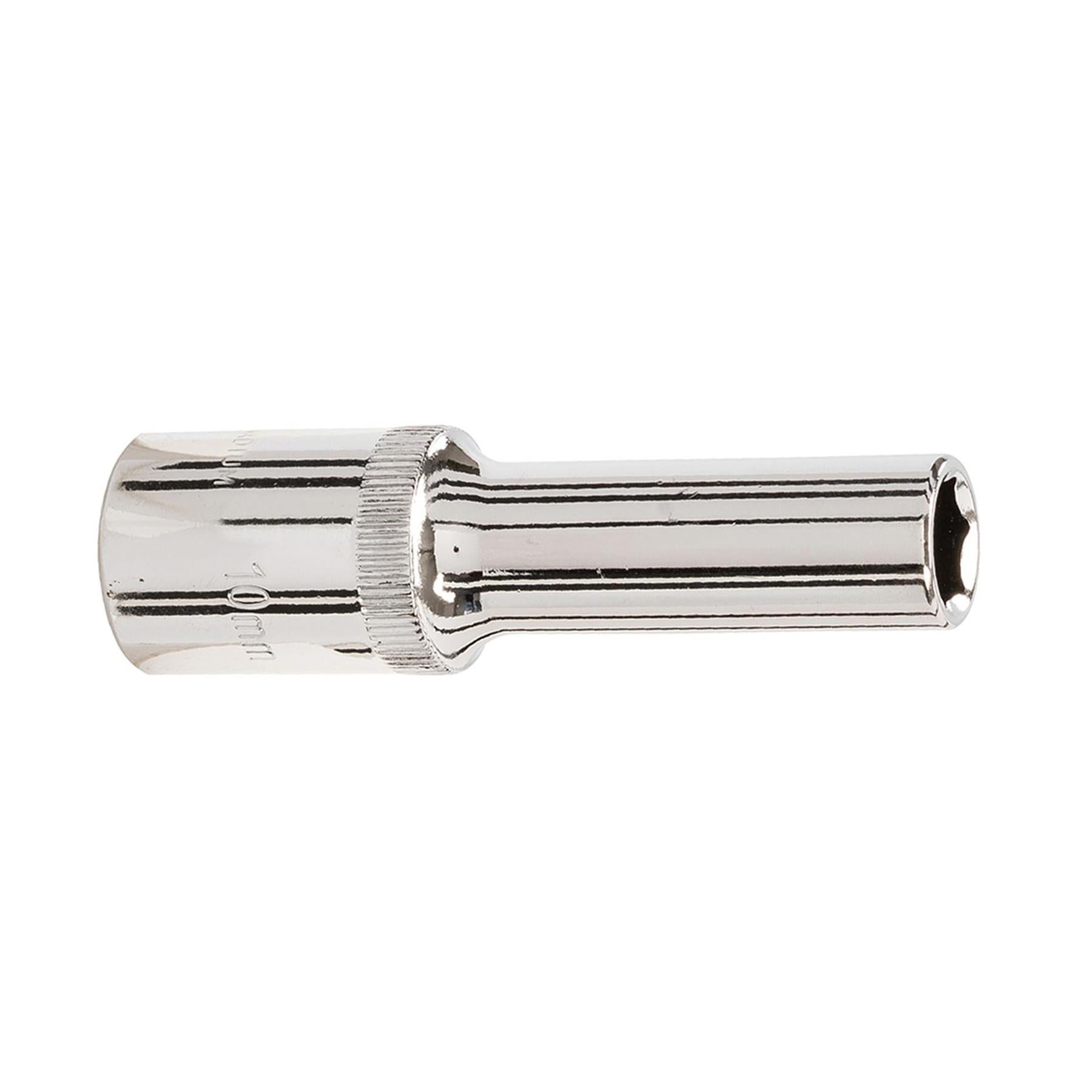 Quality Socket 1/2" Shallow Deep Drive Metric 10mm Long Hex Wrench