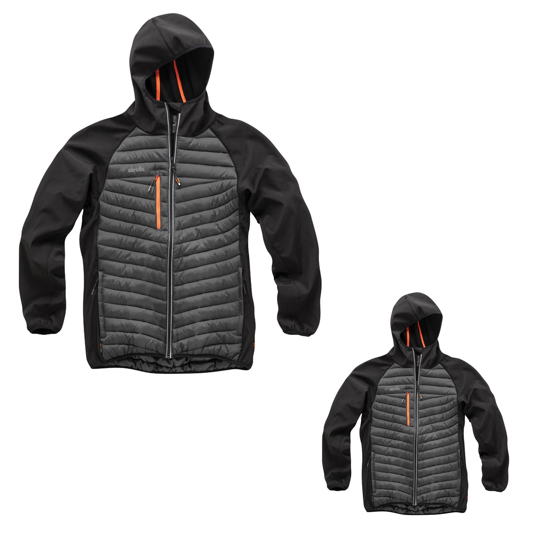 Scruffs Trade Thermo Jacket- New Flex- 4 Way Flex - Black