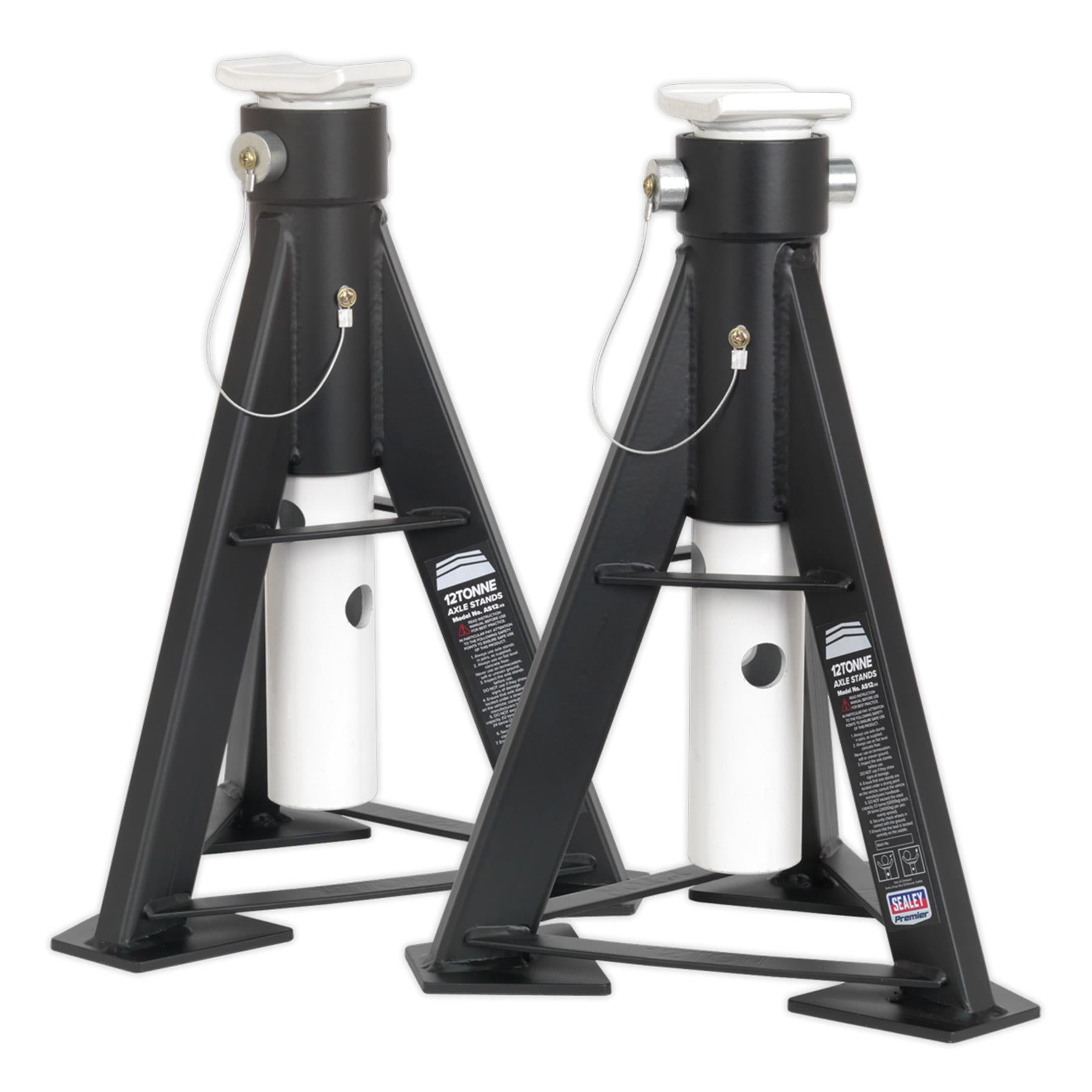 Sealey Axle Stands (Pair) 12tonne Capacity per Stand