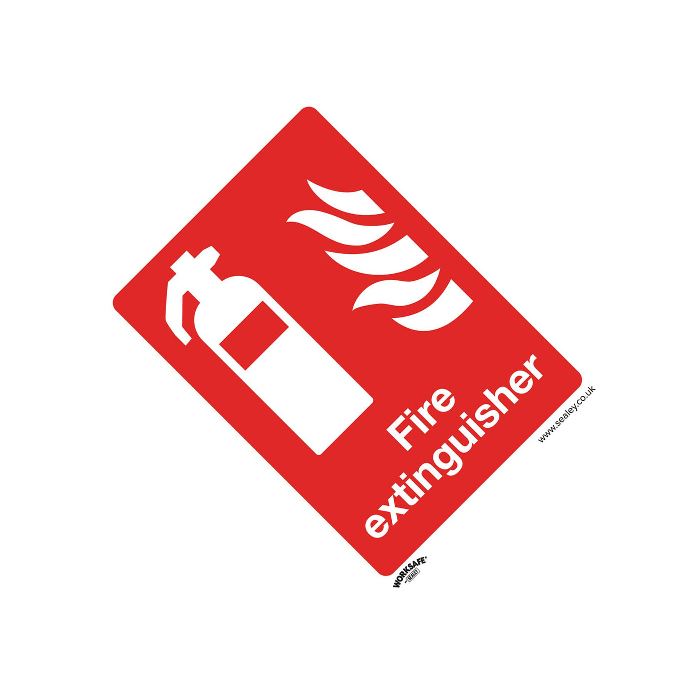 Prohibition Safety Sign - Fire Extinguisher - Self-Adhesive Vinyl
