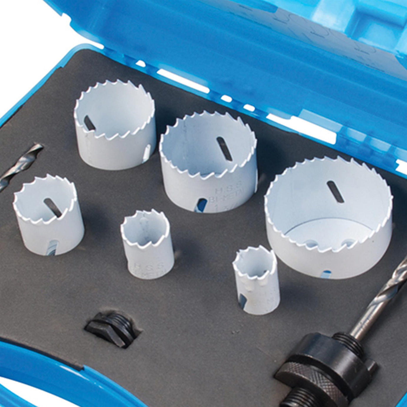 Bi-Metal Holesaw Set 19mm 22mm 29mm 38mm 44mm 57mm Plumbers Hole Cutter Saw Tool