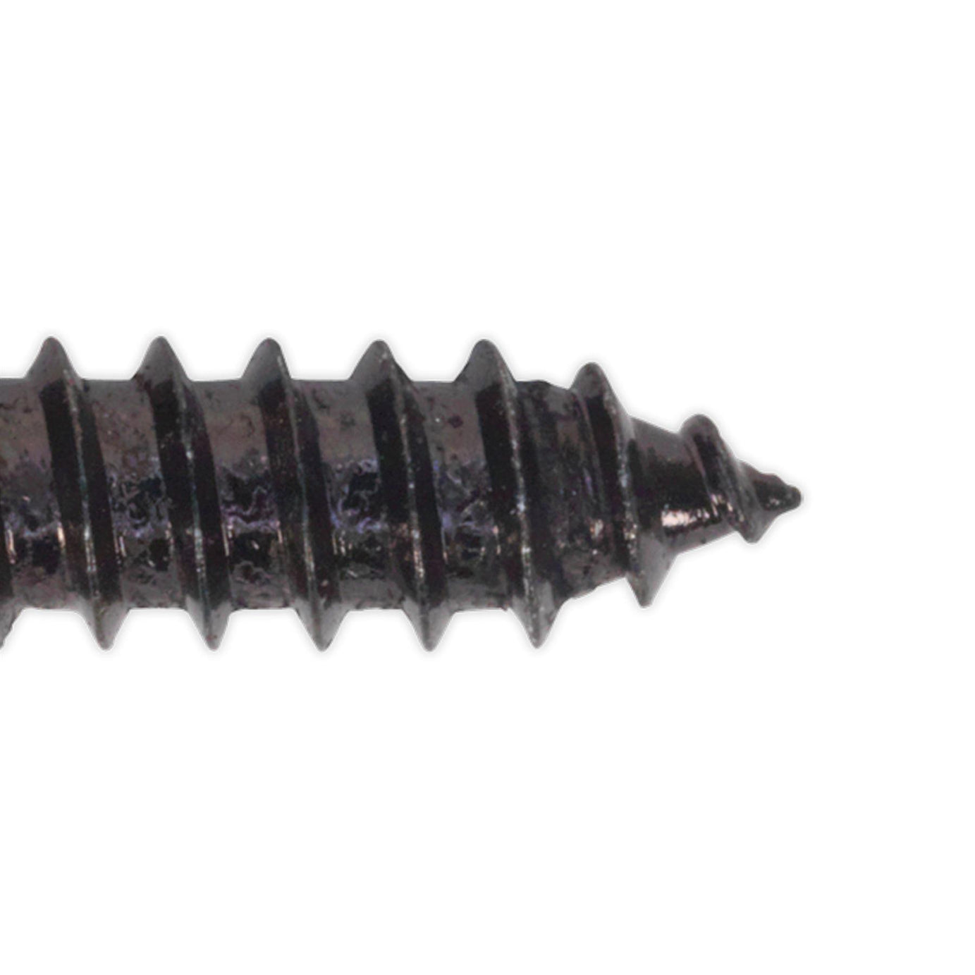 Sealey Self Tapping Screw 4.2 x 16mm Flanged Head Black Pozi Pack o