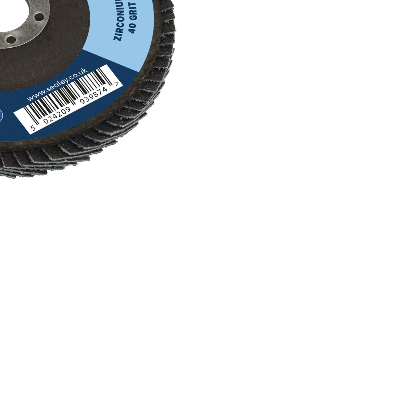 Sealey Flap Disc Zirconium �100mm 16mm Bore 60Grit