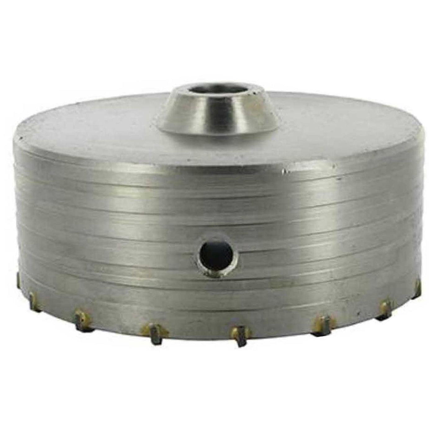 TCT Core Drill Bit 125mm Hole Saw Masonry Stone Brick SDS Plus 200mm Shaft Pilot