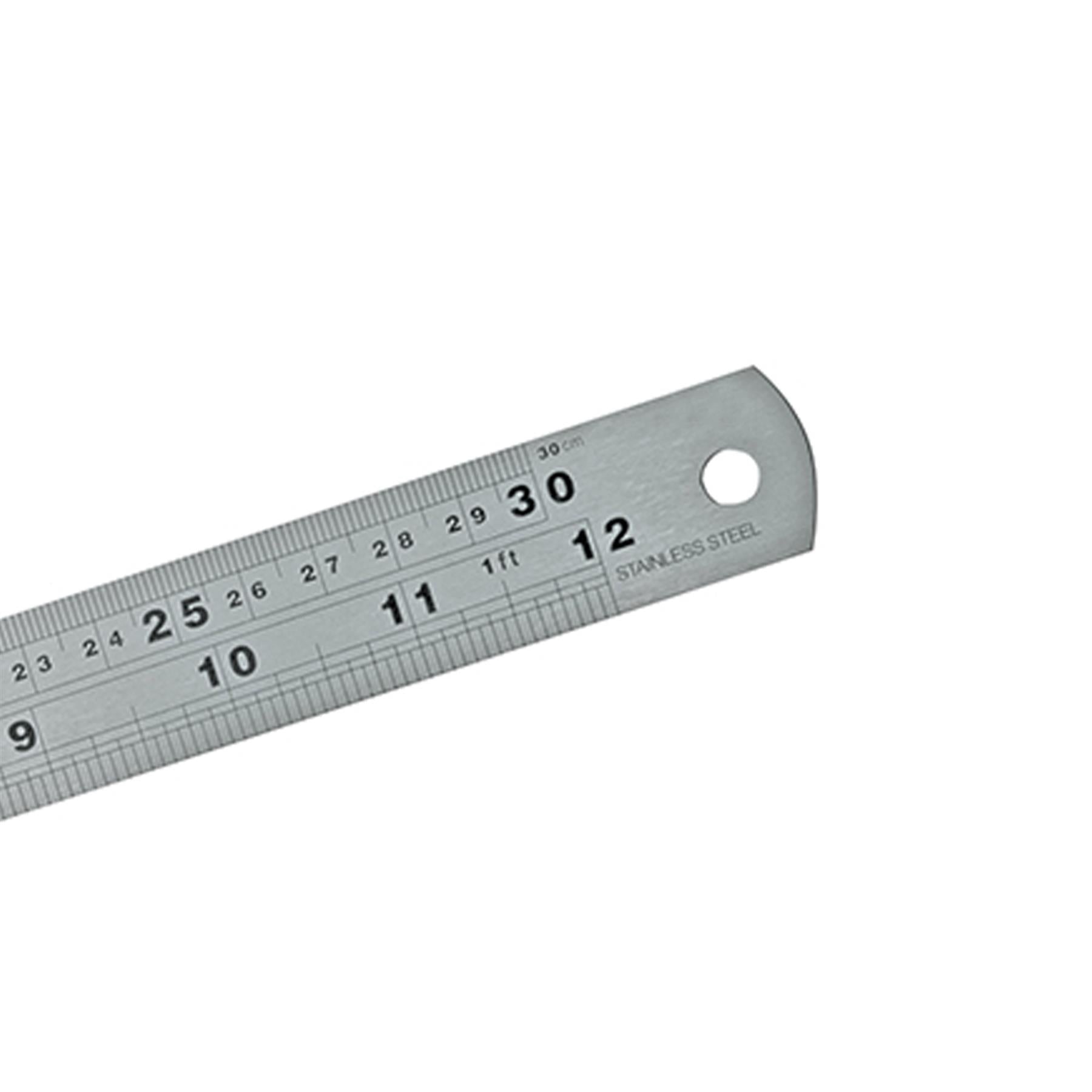 Steel Ruler 300mm Metric