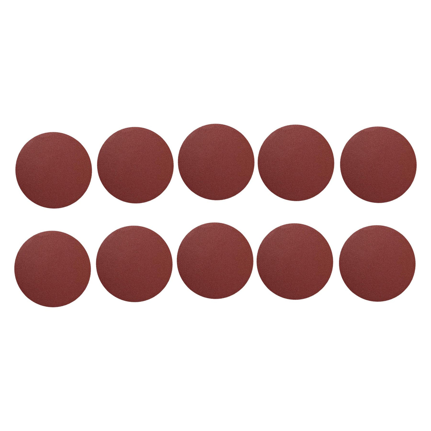 Sanding Discs 250mm 10Pk Grit 80 Hook & Loop Aluminium Oxide Sander Polishers